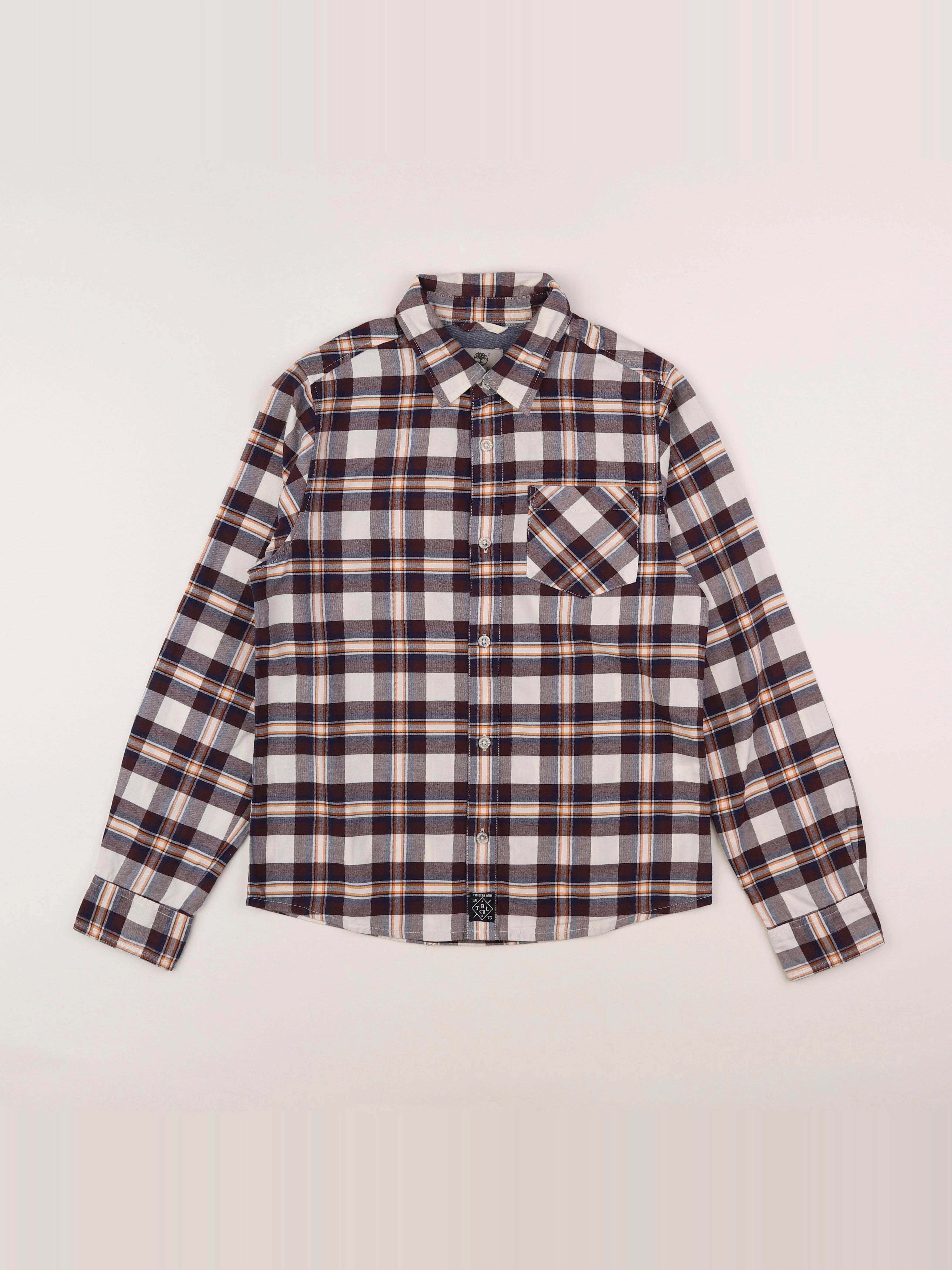 Timberland - chemise rouge, blanc - 12 ans