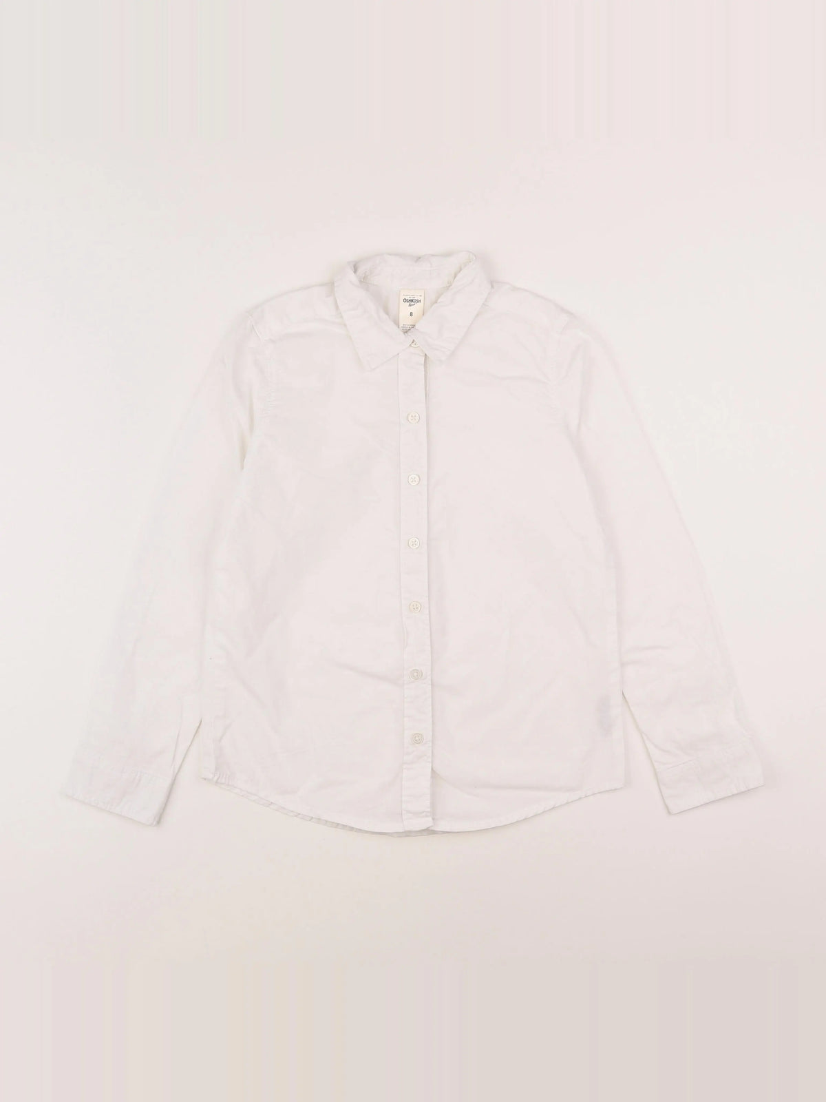 Oshkosh - chemise blanc - 8 ans