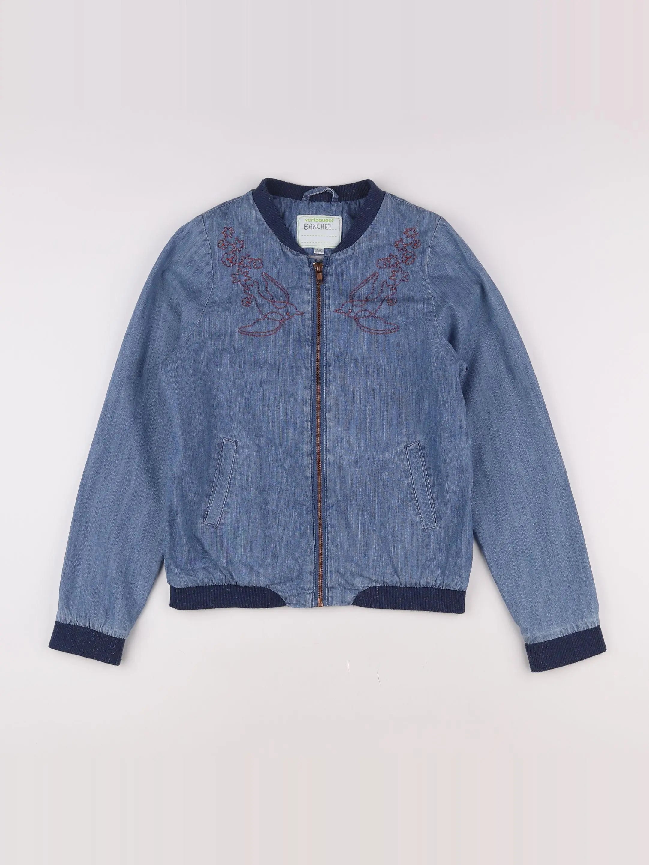 Vertbaudet - veste bleu - 12 ans