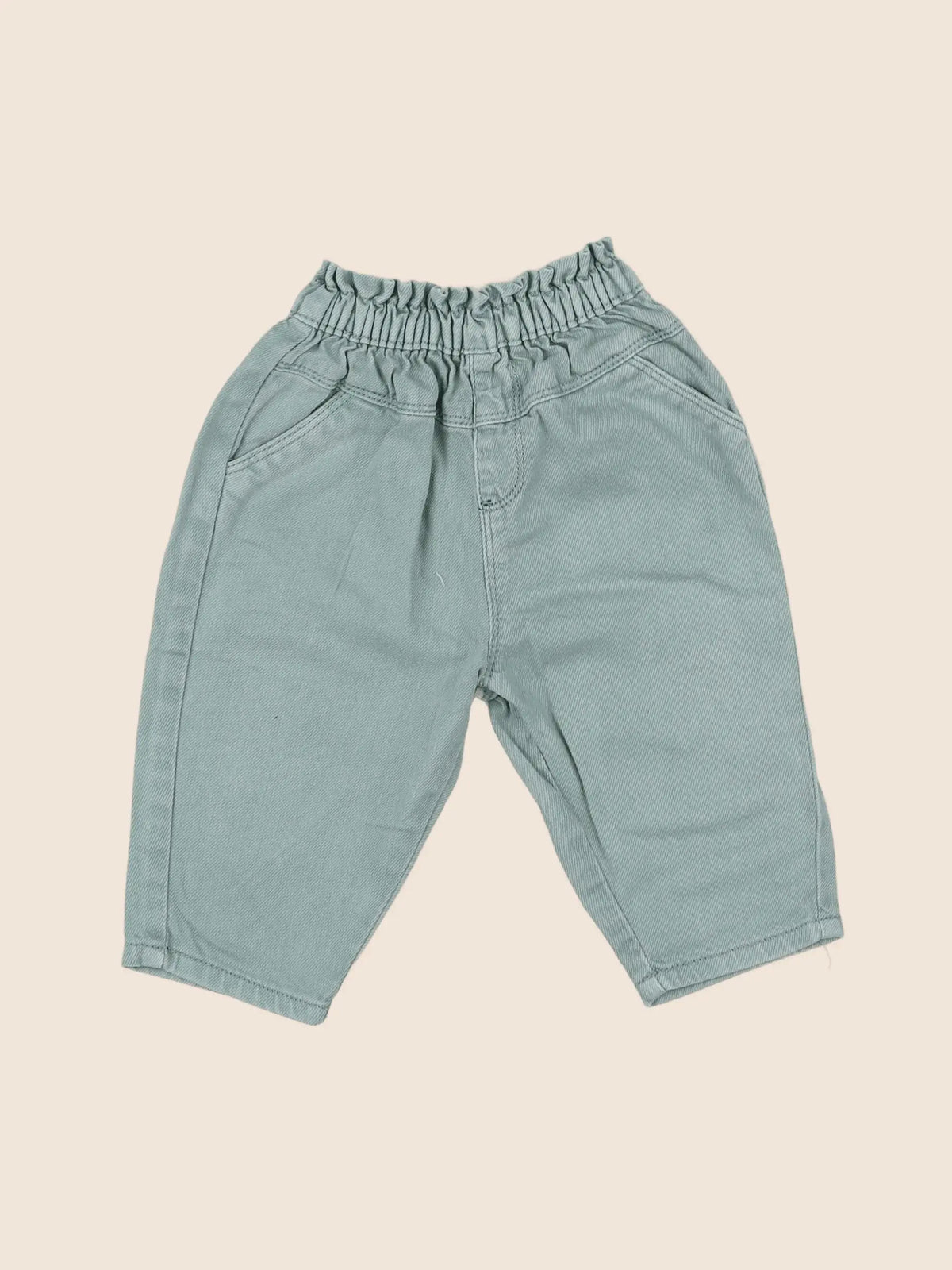 Vertbaudet - pantalon bleu - 3 mois