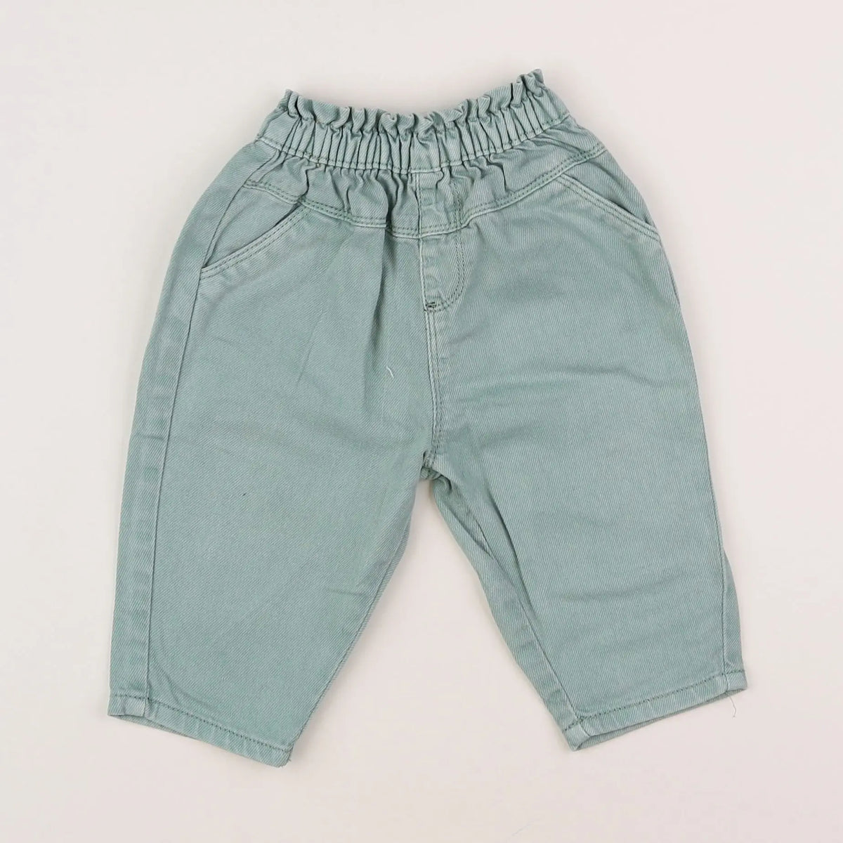 Vertbaudet - pantalon bleu - 3 mois