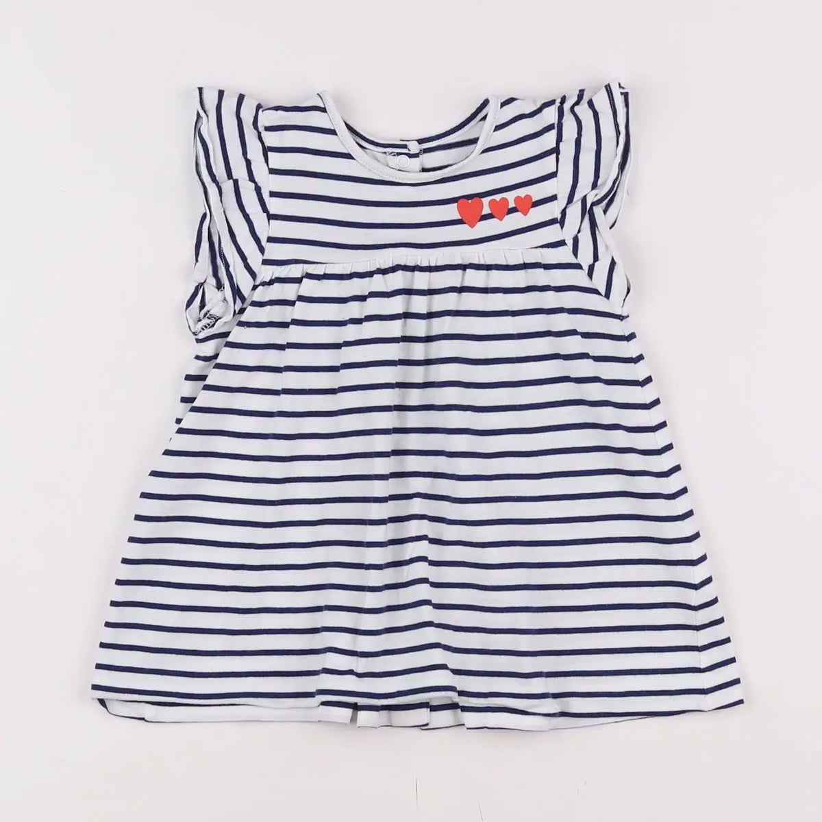 Vertbaudet - robe blanc - 9 mois