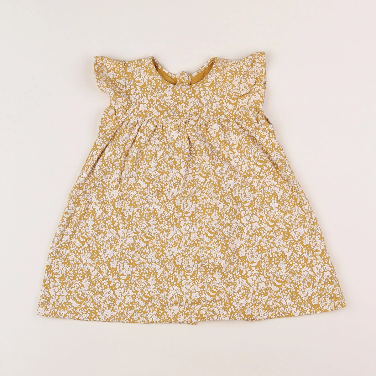 Vertbaudet - robe jaune - 18 mois