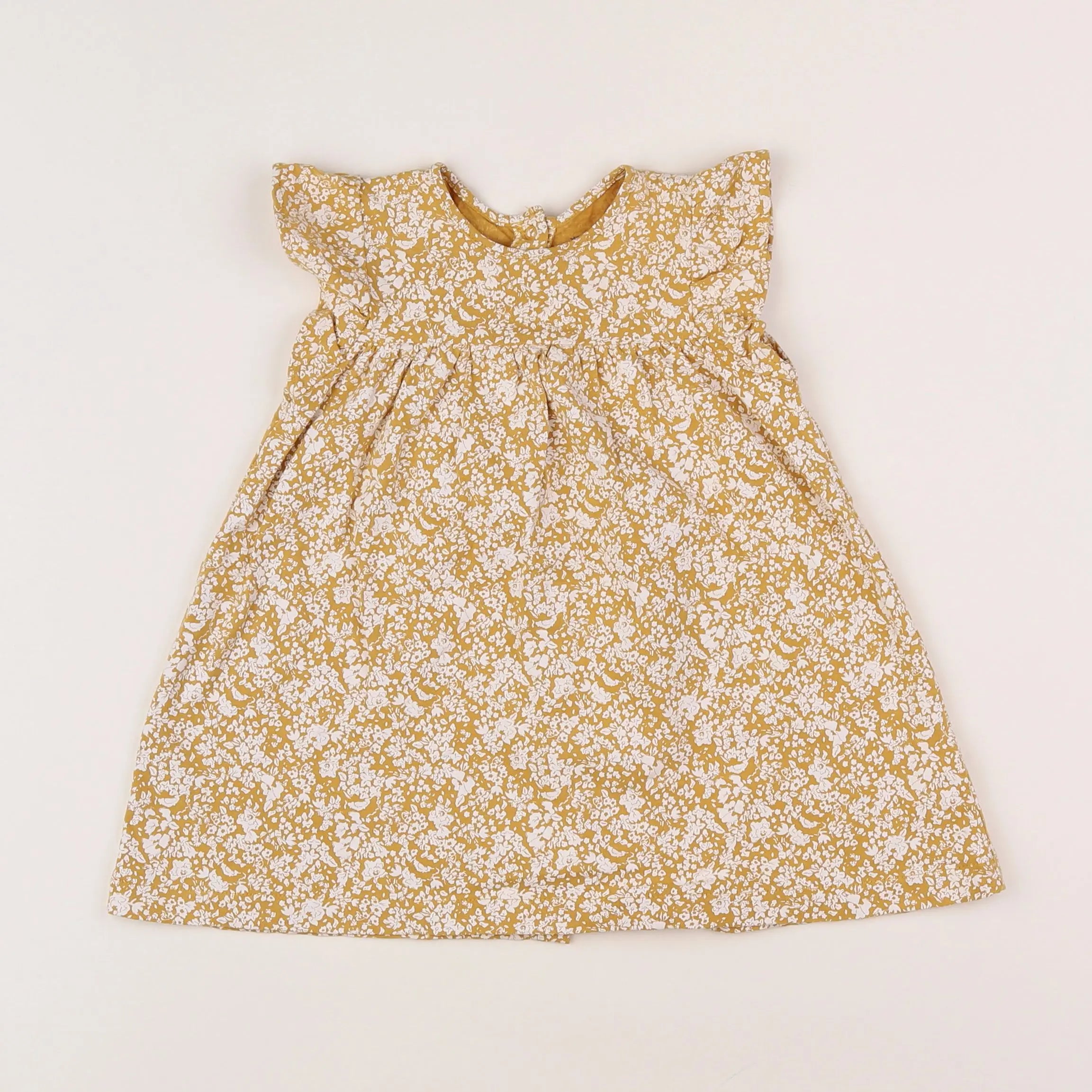 Vertbaudet - robe jaune - 18 mois