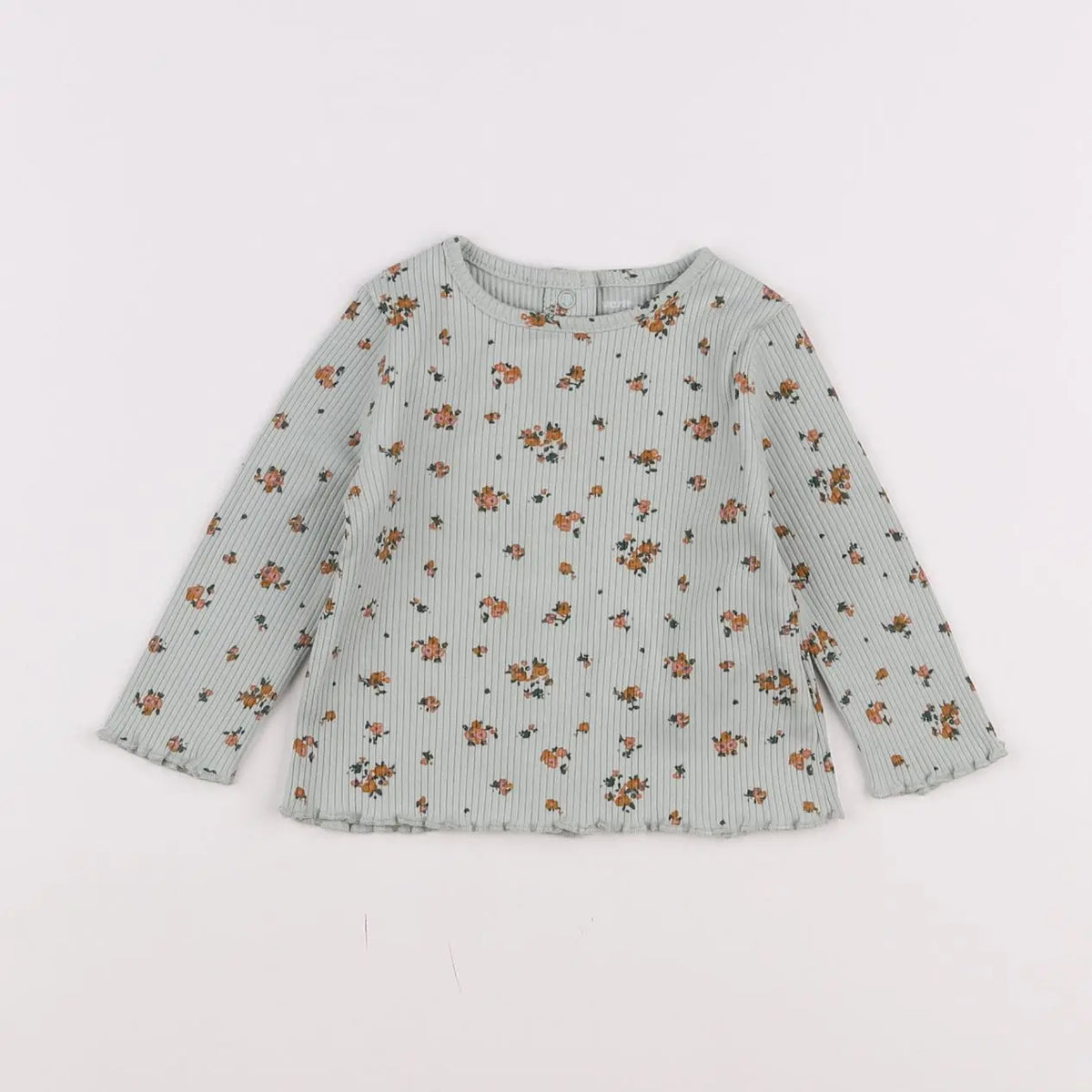 Vertbaudet - tee-shirt bleu - 6 mois