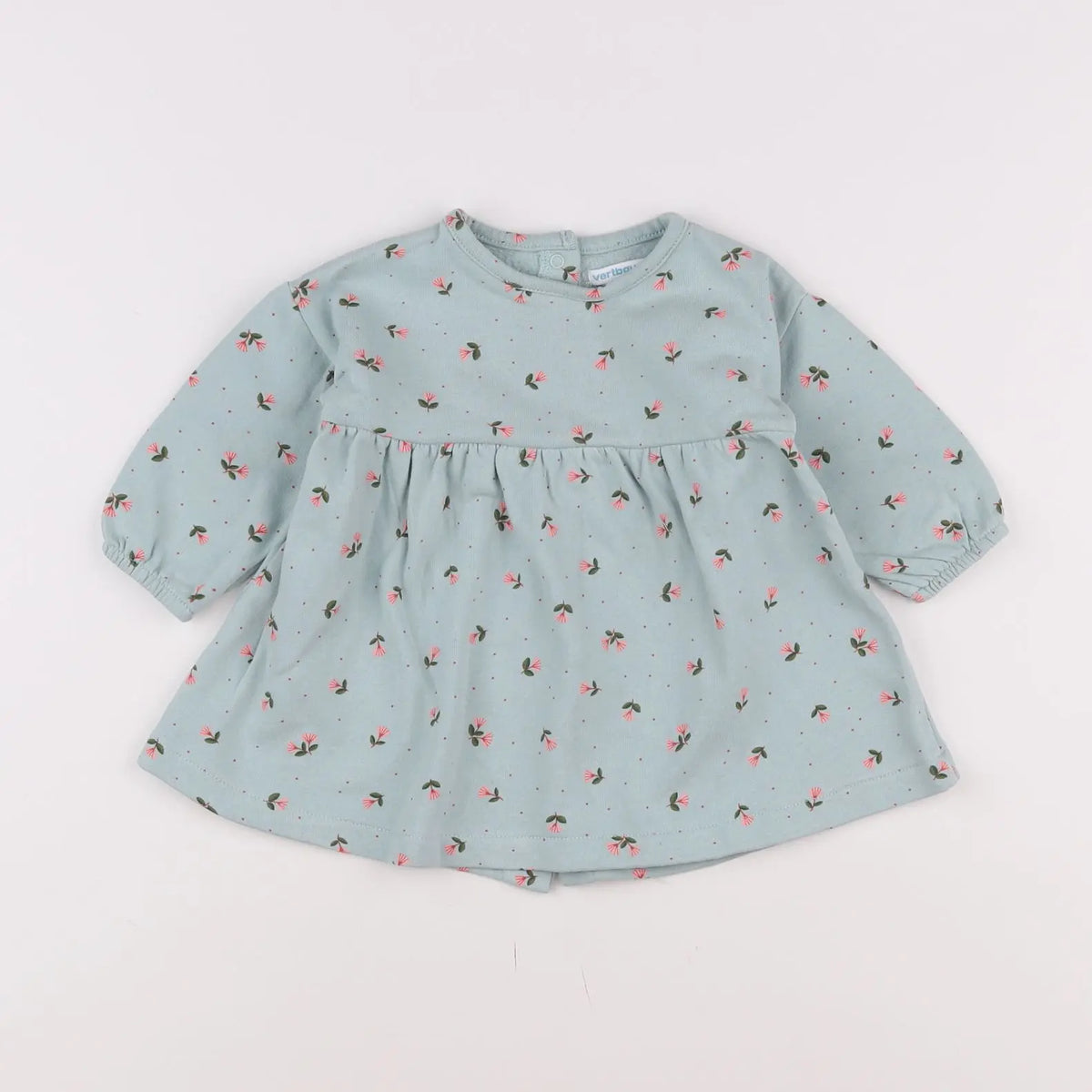 Vertbaudet - robe bleu - 9 mois
