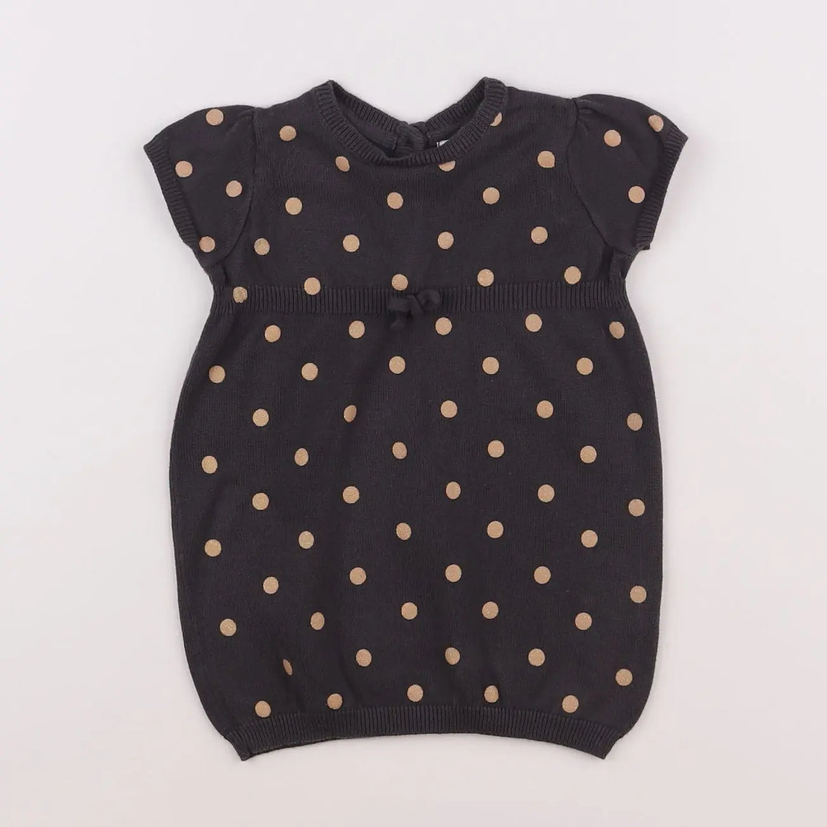 Vertbaudet - robe gris - 9 mois