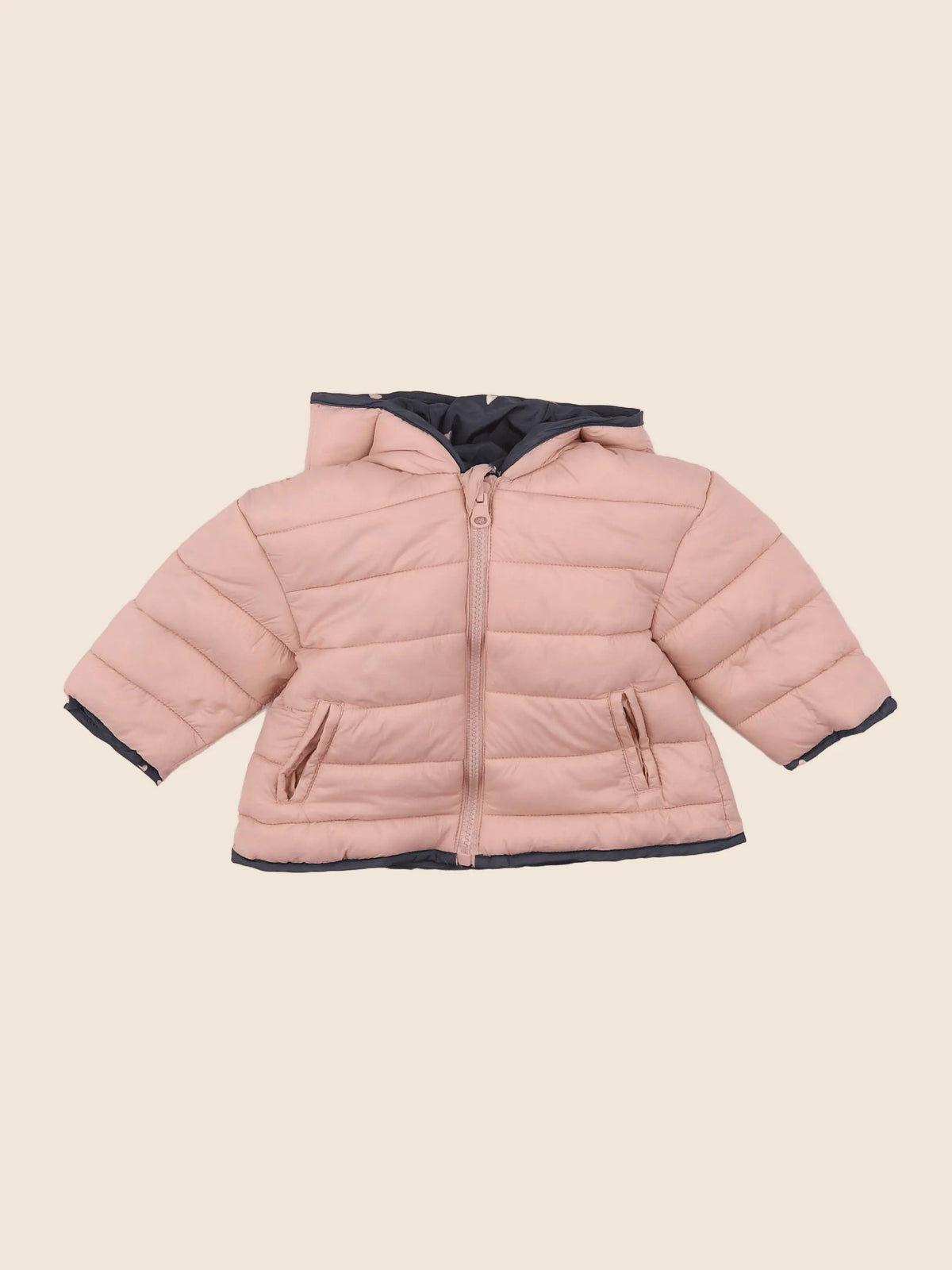 Vertbaudet - doudoune rose - 9 mois