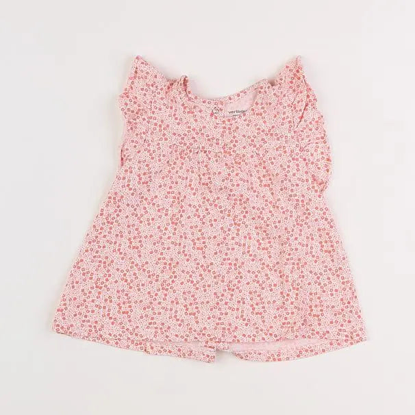 Vertbaudet - tee-shirt orange - 2 ans