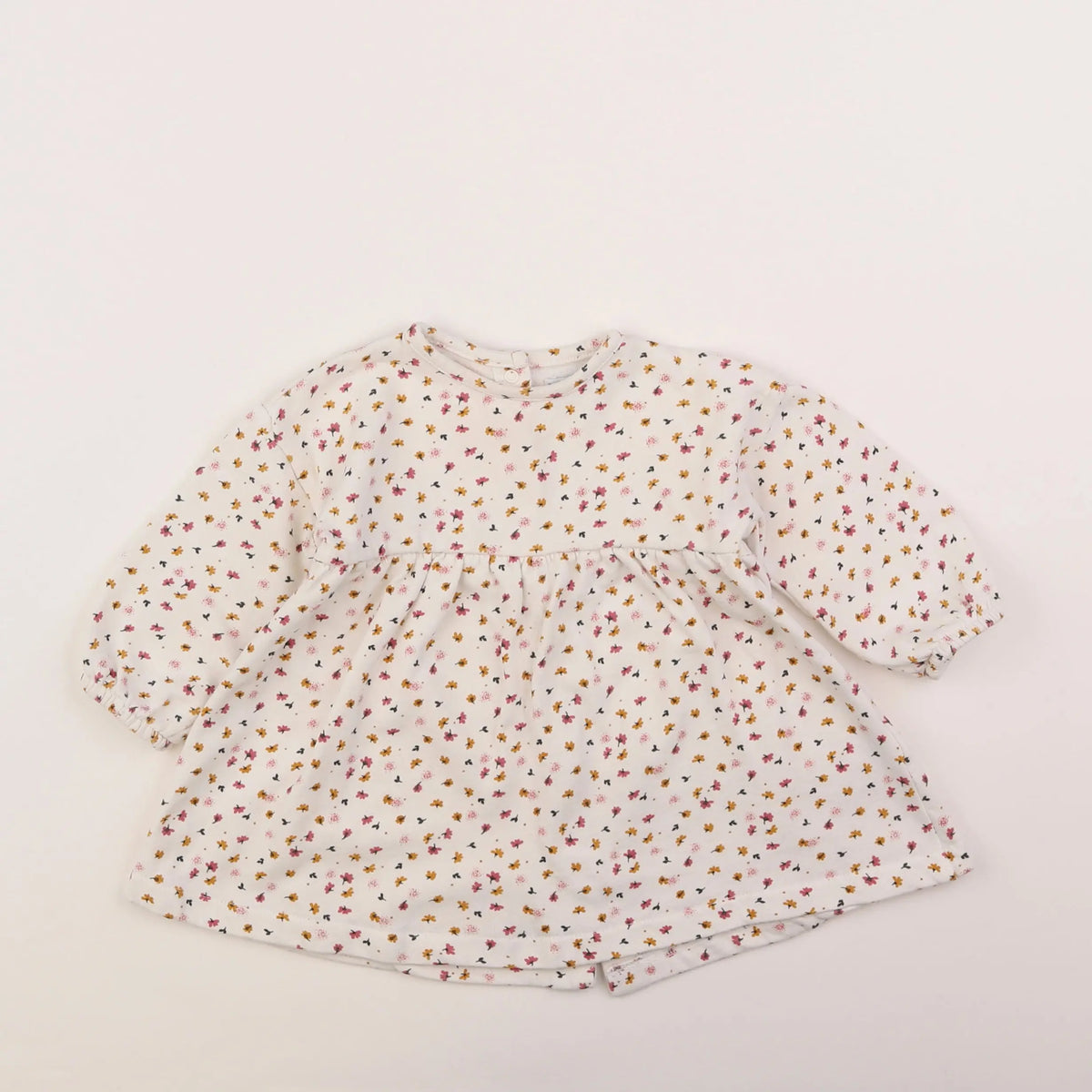 Vertbaudet - robe blanc - 12 mois