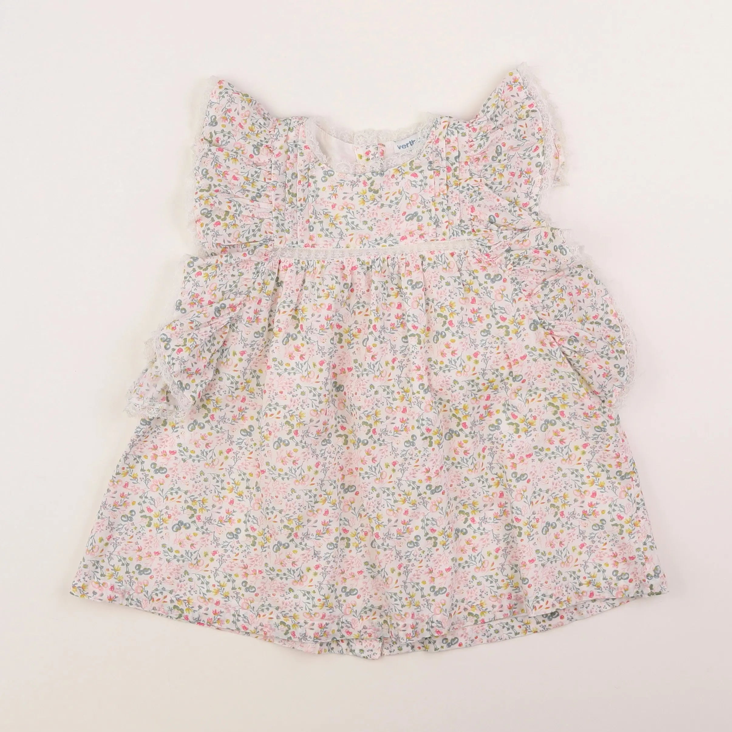Vertbaudet - robe multicolore - 2 ans