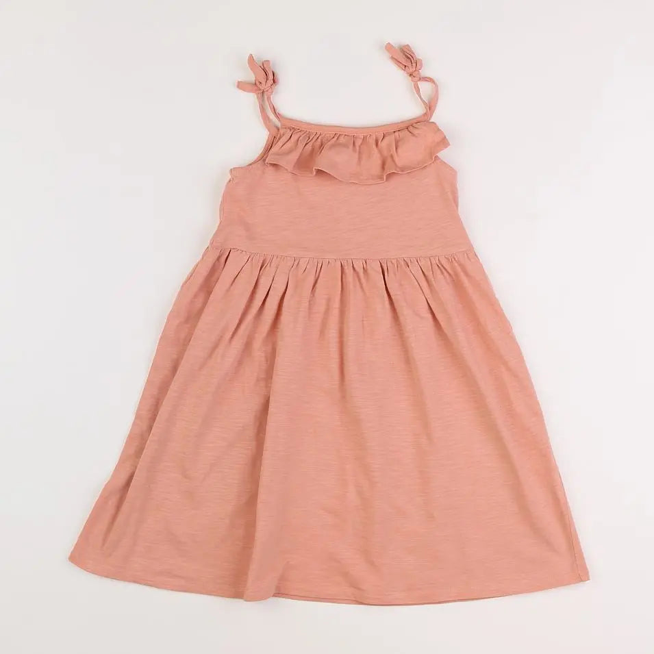 Vertbaudet - robe rose - 8 ans