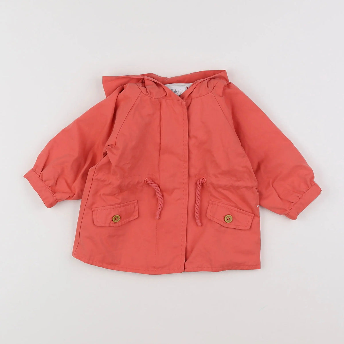Vertbaudet - imperméable rose - 12 mois