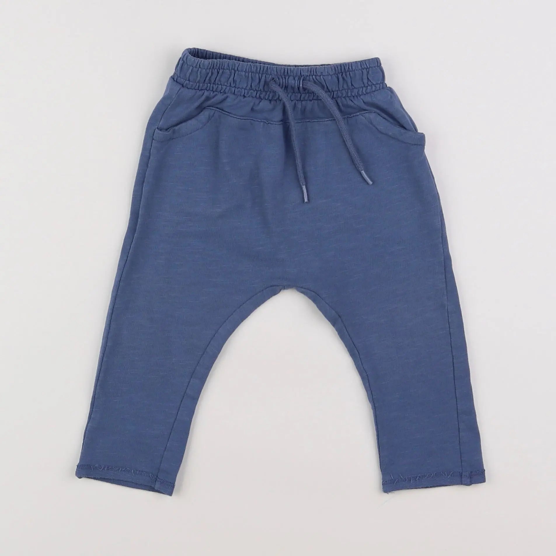 Vertbaudet - pantalon bleu - 6 mois