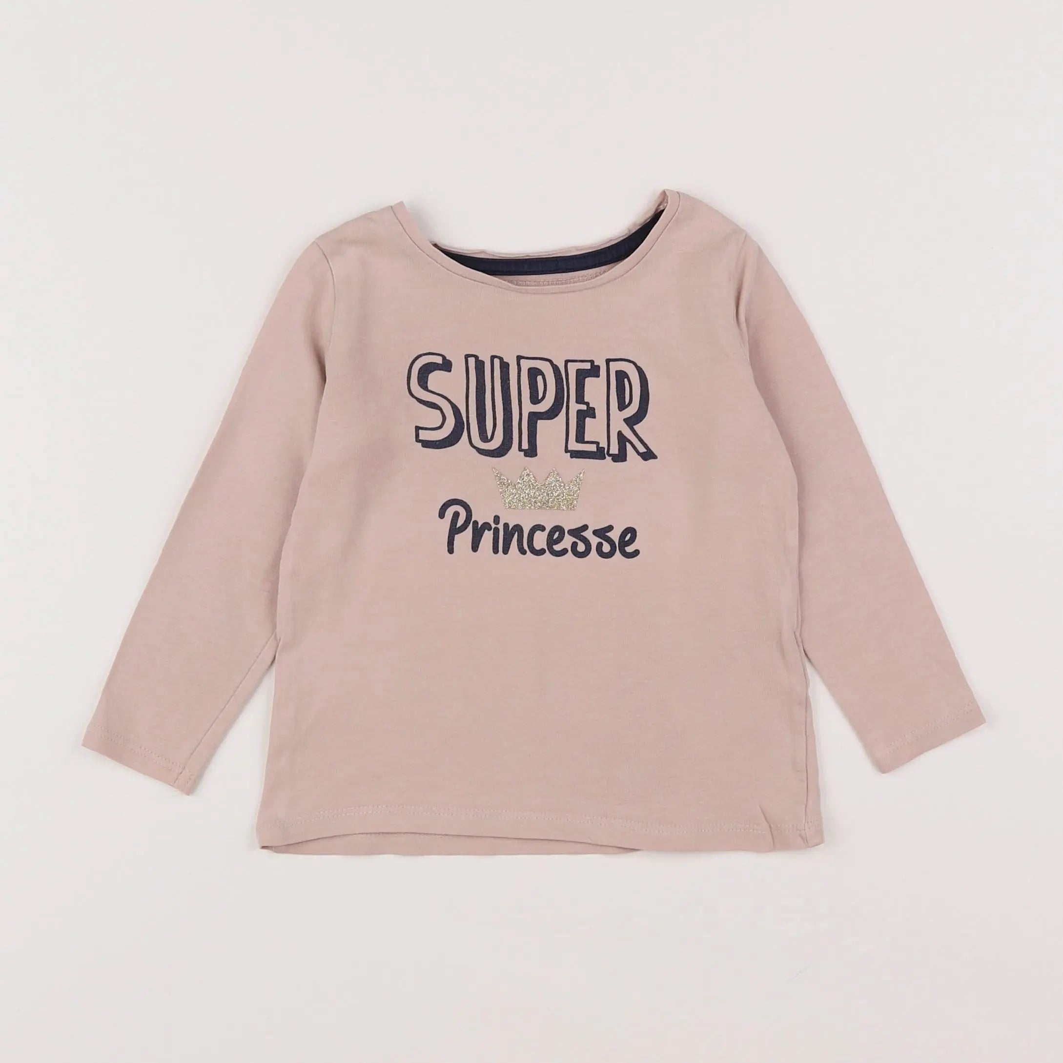 Vertbaudet - tee-shirt rose - 2 ans