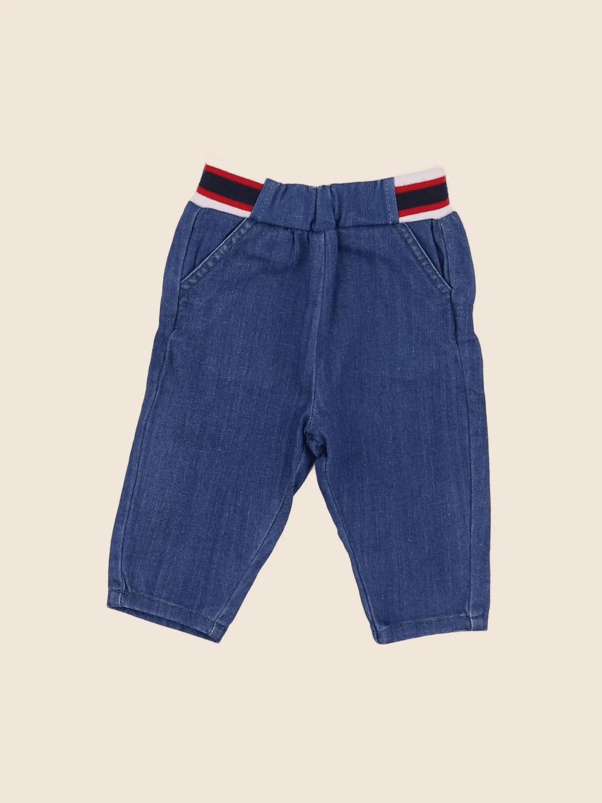 Vertbaudet - jean bleu - 3 mois