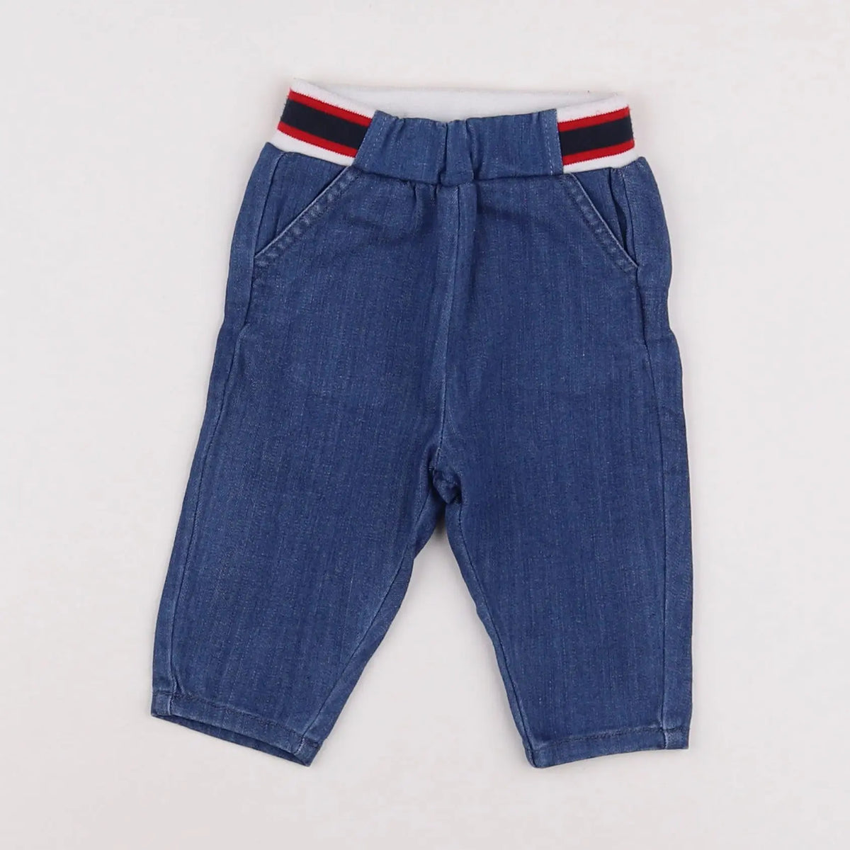 Vertbaudet - jean bleu - 3 mois