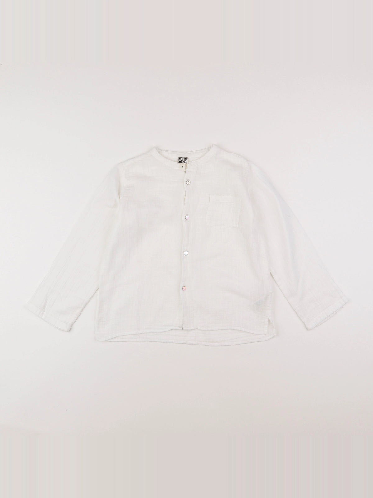 Bonton - chemise blanc - 6 ans