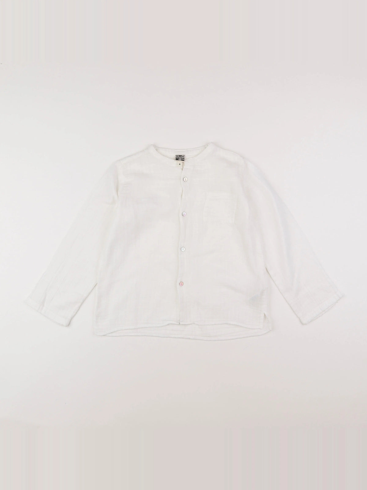 Bonton - chemise blanc - 6 ans
