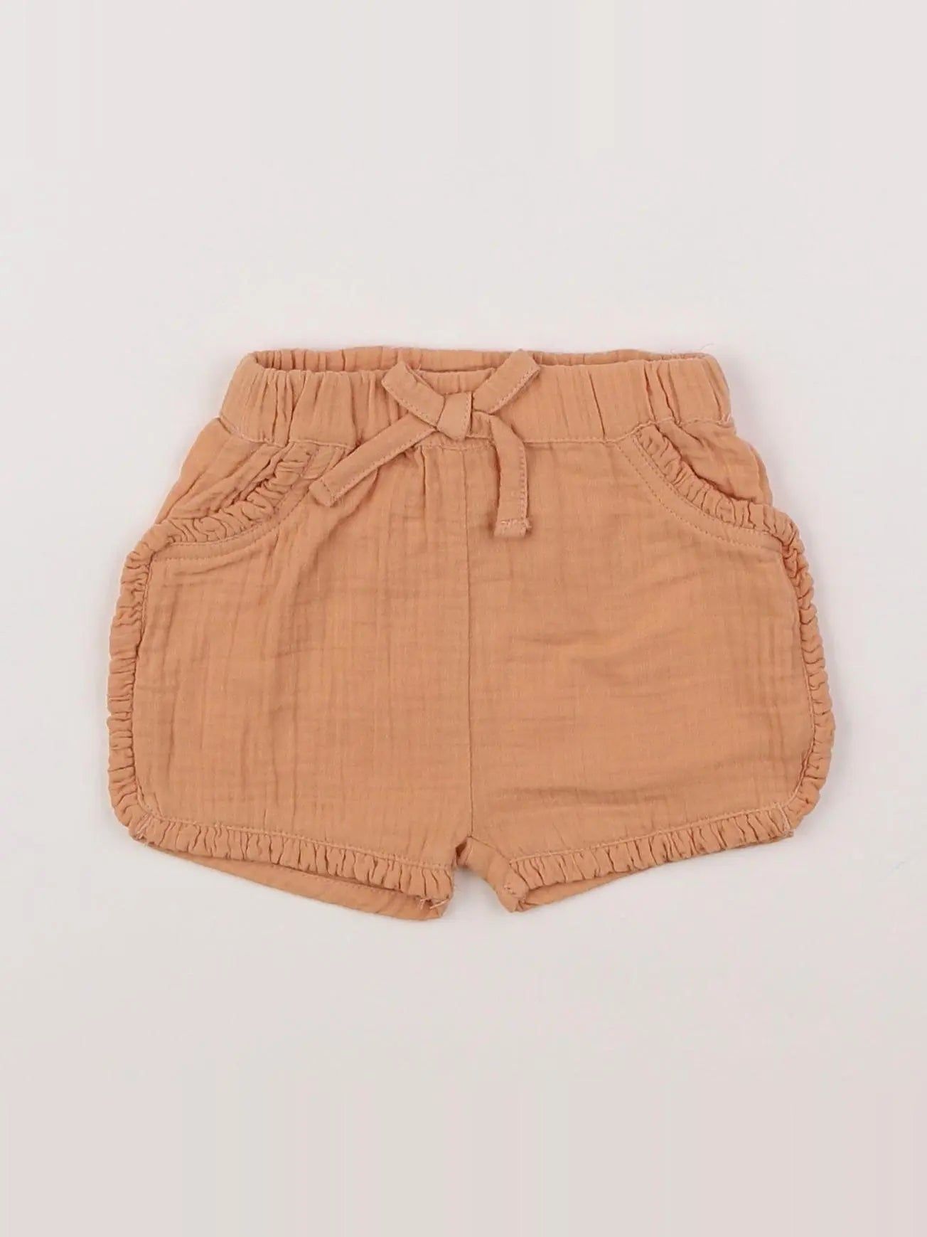 Vertbaudet - short marron - 3 mois
