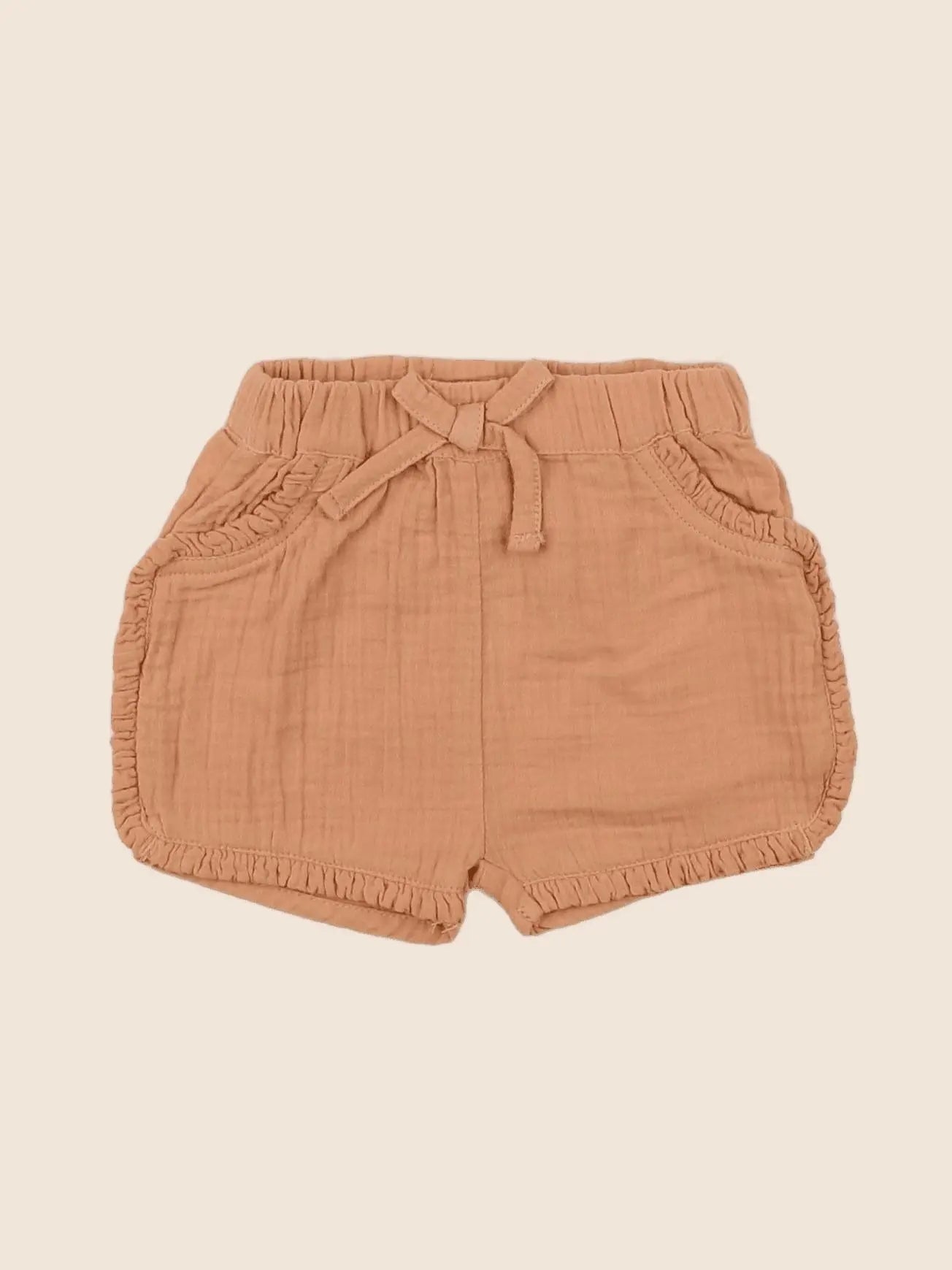 Vertbaudet - short marron - 3 mois