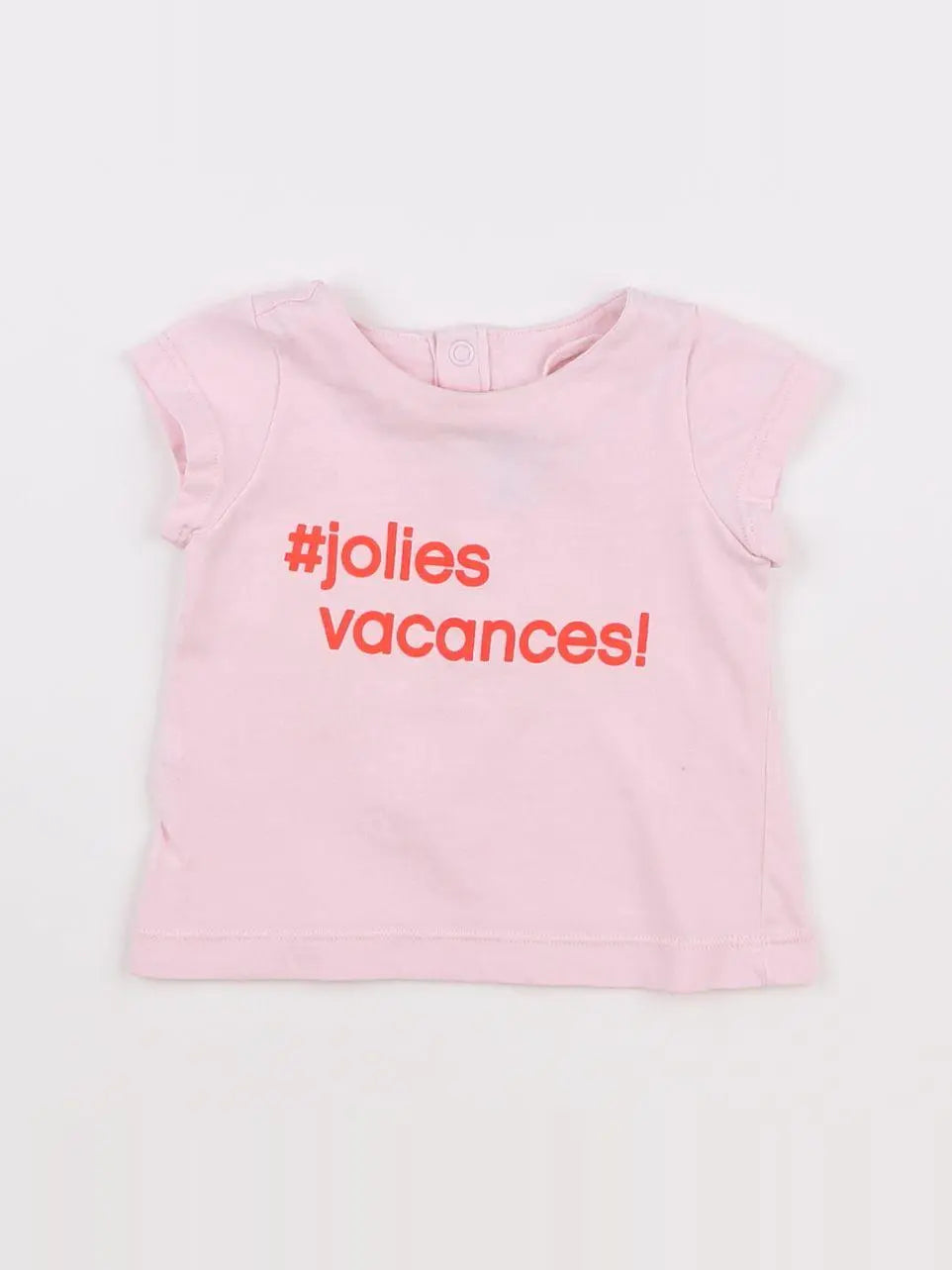Jacadi - tee-shirt rose - 6 mois