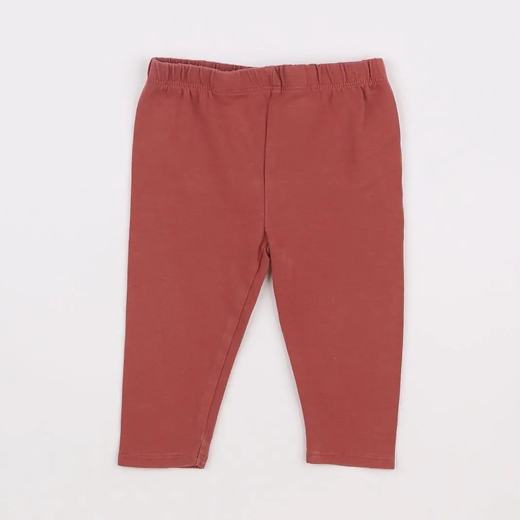 Vertbaudet - legging rose - 9 mois