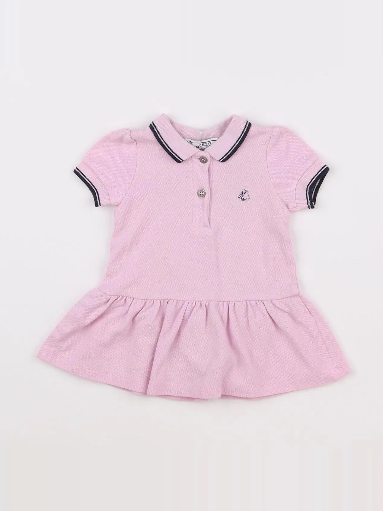 Petit Bateau - robe rose - 3 mois