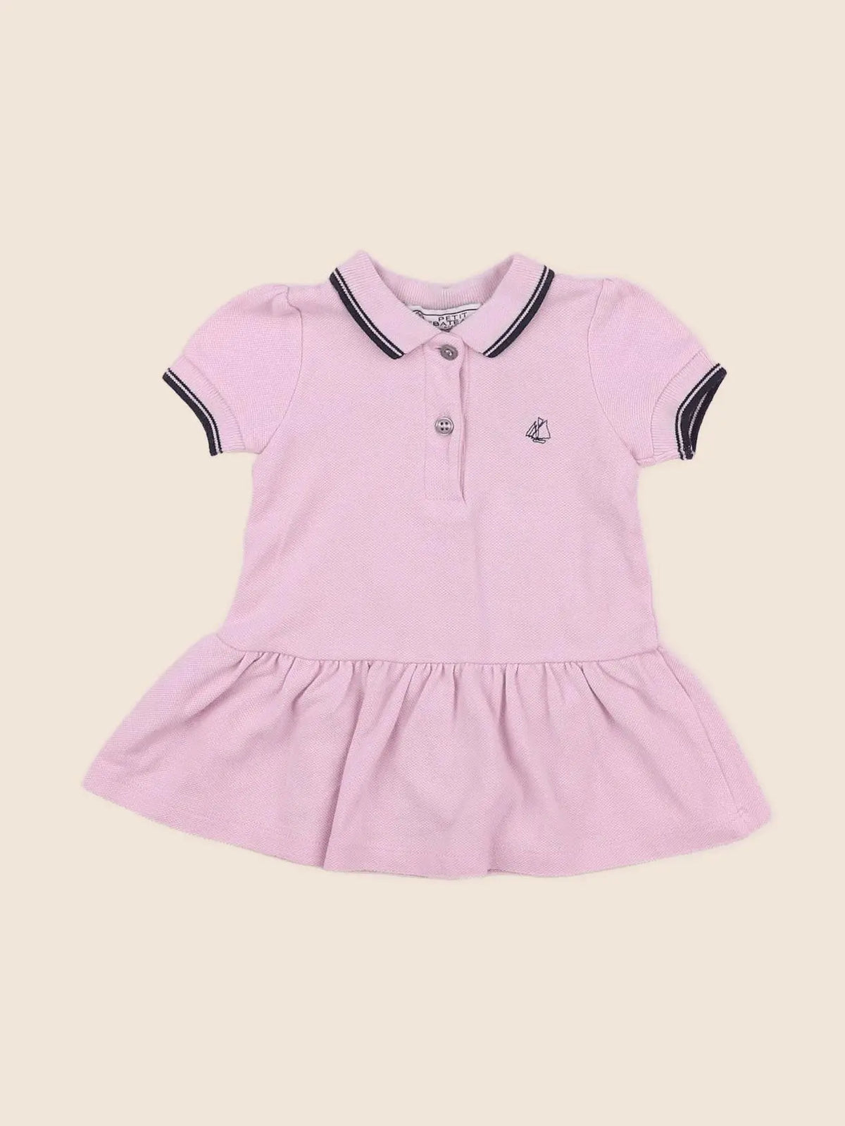 Petit Bateau - robe rose - 3 mois