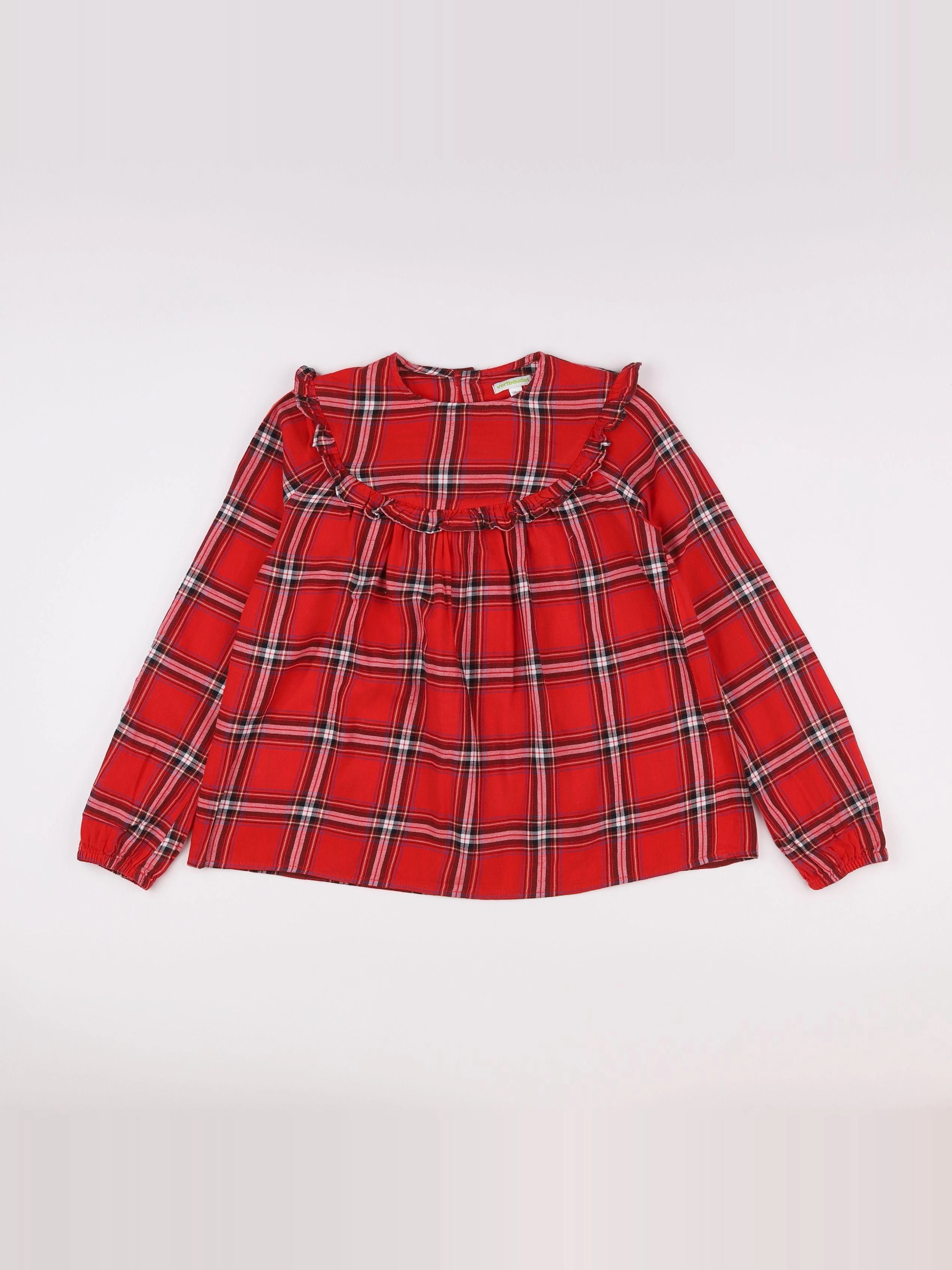 Vertbaudet - blouse rouge - 12 ans