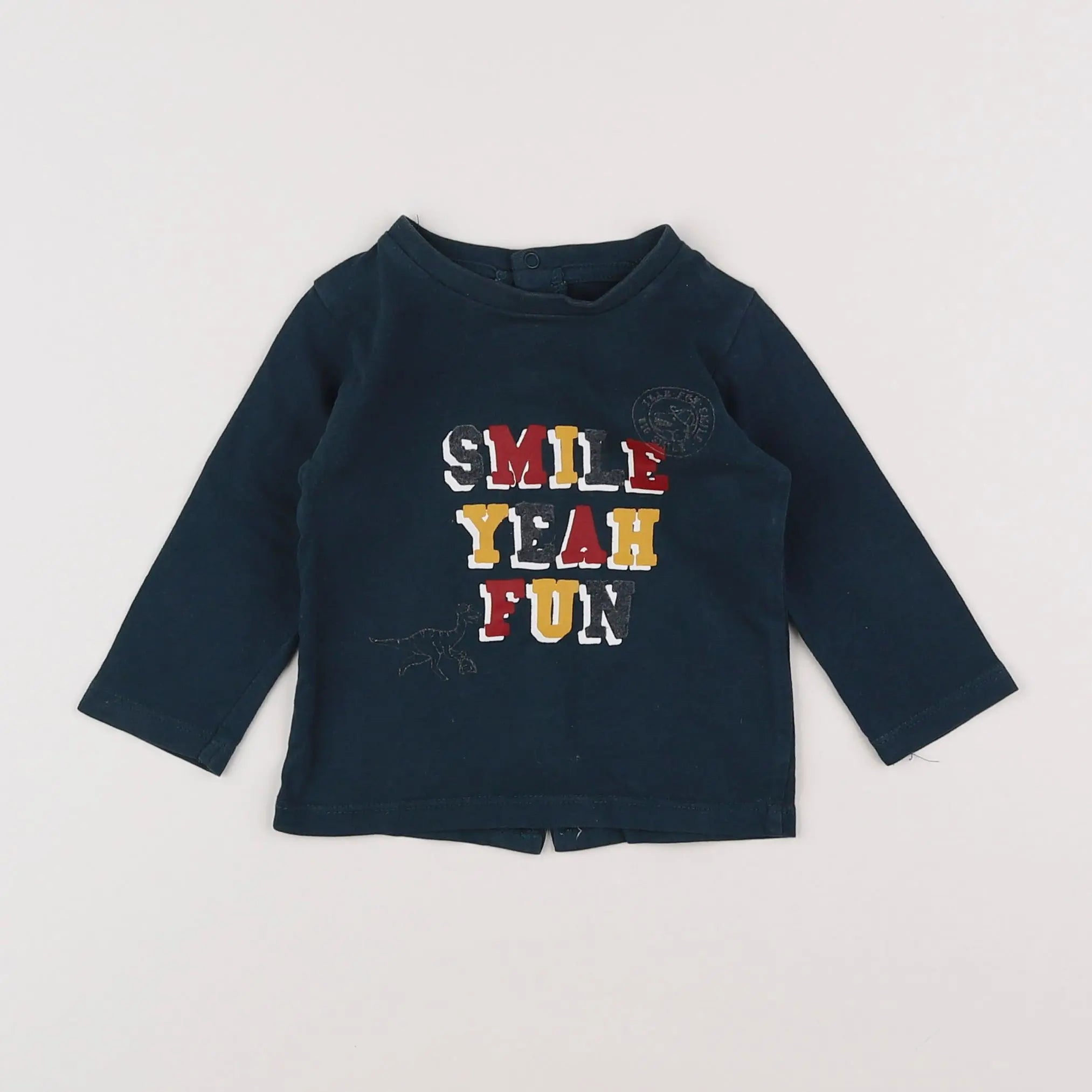 Vertbaudet - tee-shirt vert - 6 mois