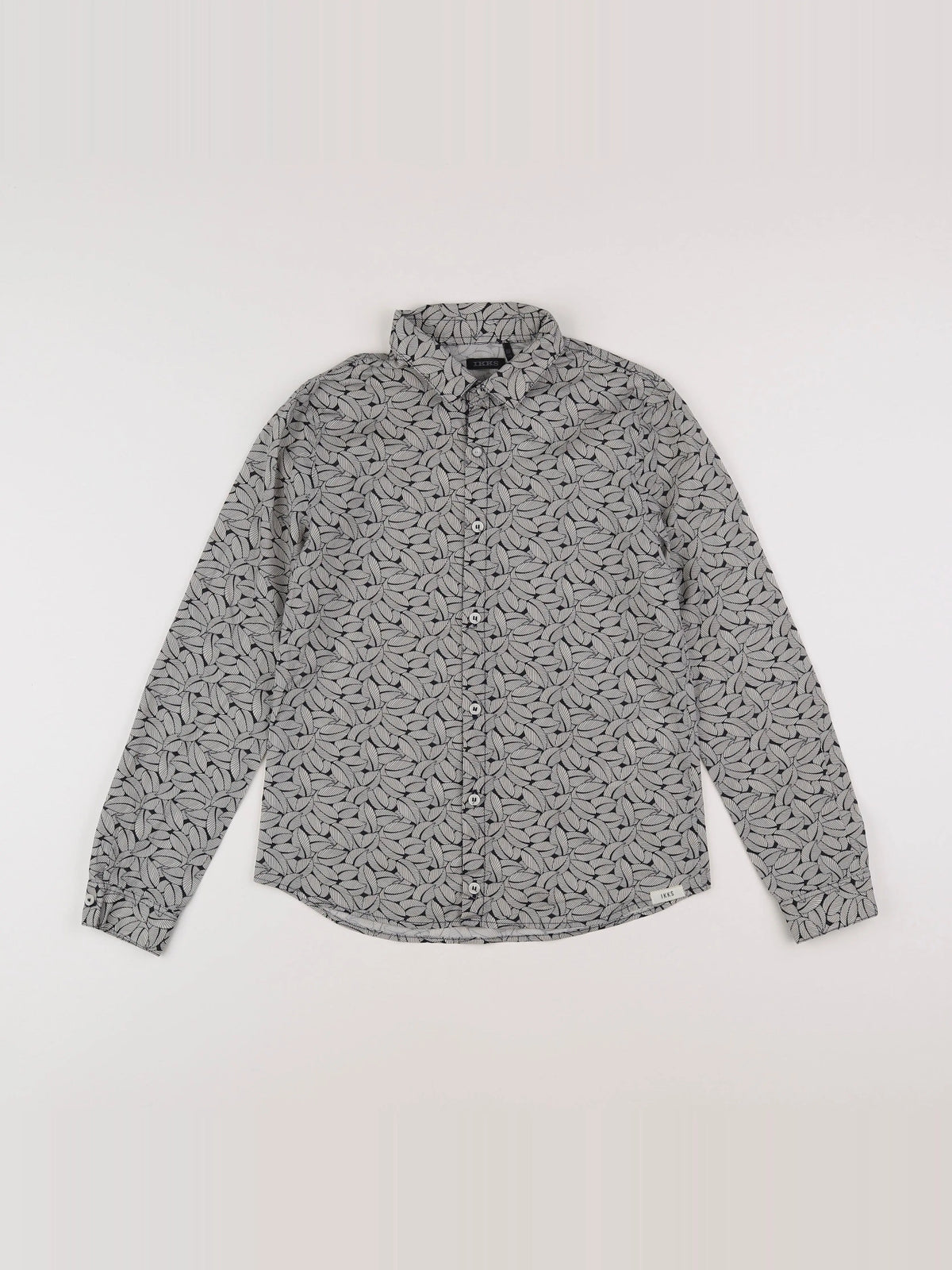 IKKS - chemise gris - 10 ans