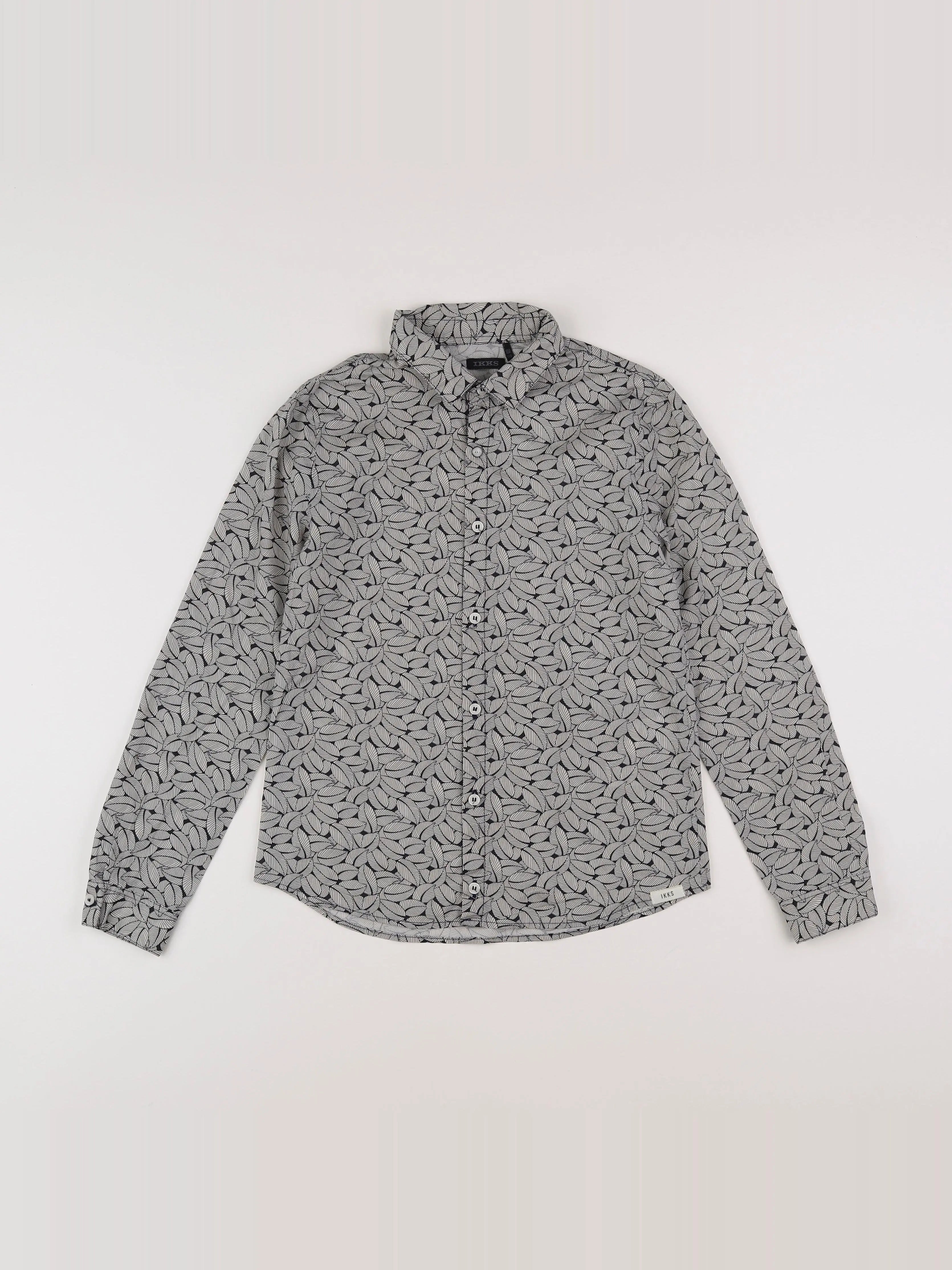 IKKS - chemise gris - 10 ans