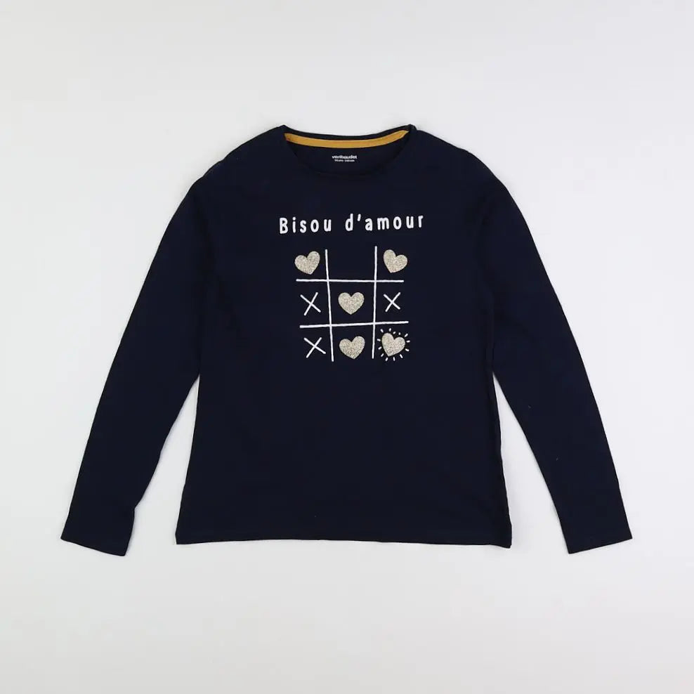 Vertbaudet - tee-shirt bleu - 10 ans