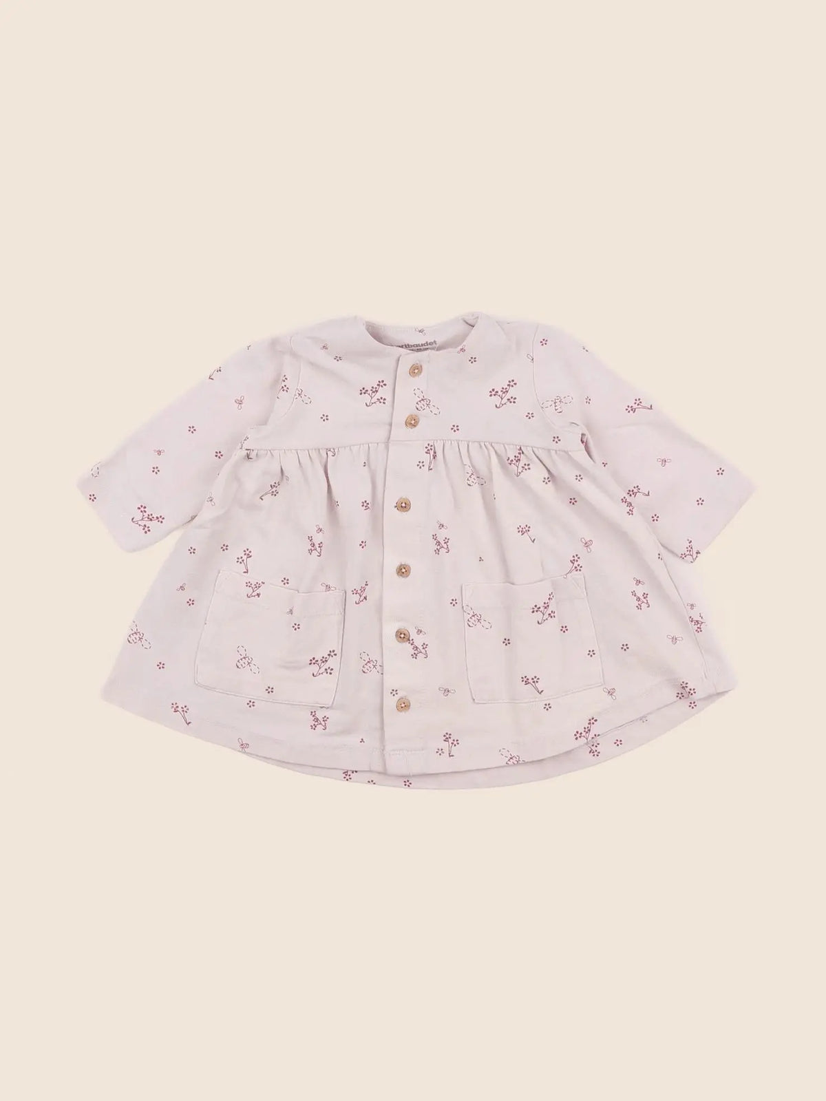 Vertbaudet - robe rose - 3 mois