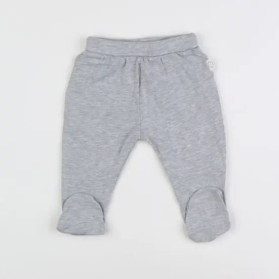 Vertbaudet - legging gris - 6 mois