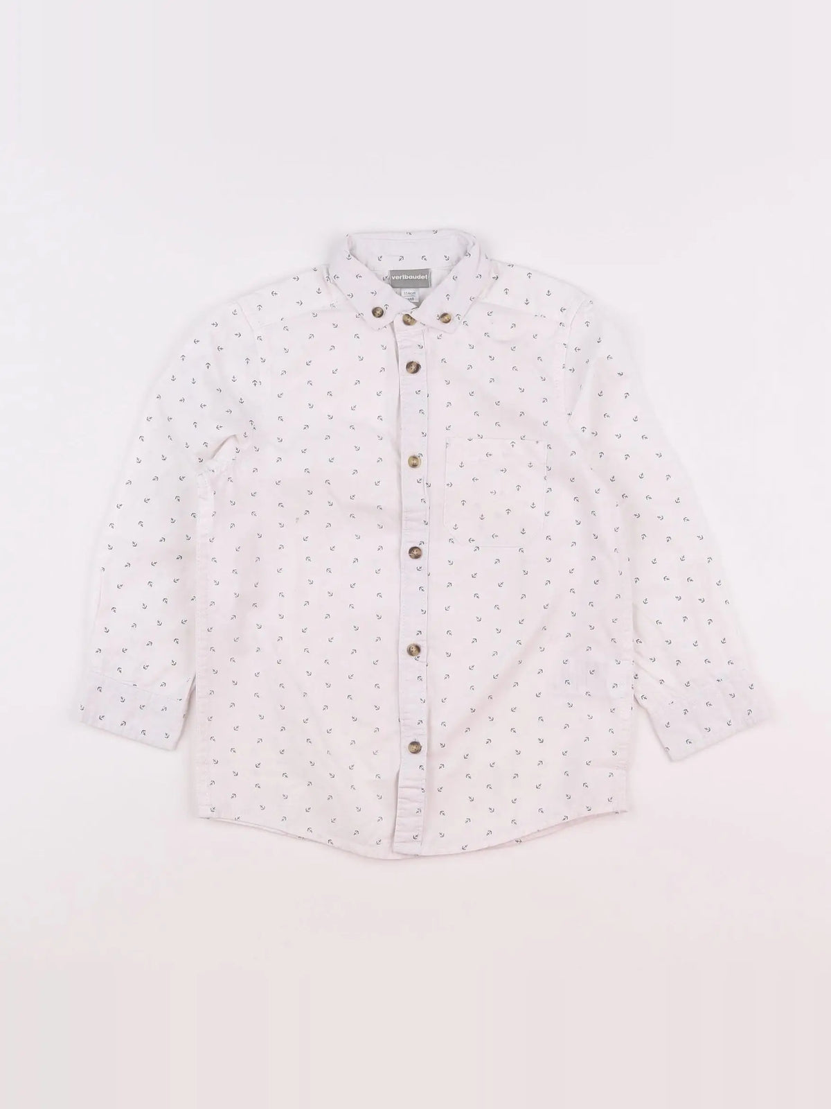 Vertbaudet - chemise blanc - 6 ans