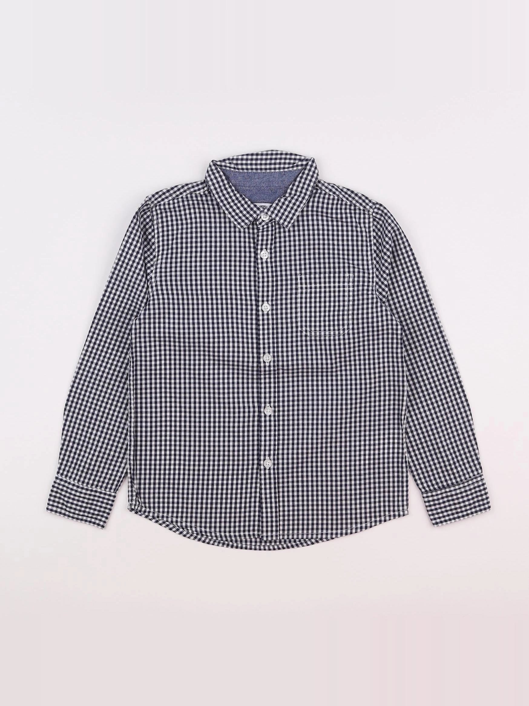 La Redoute - chemise blanc, bleu - 6 ans
