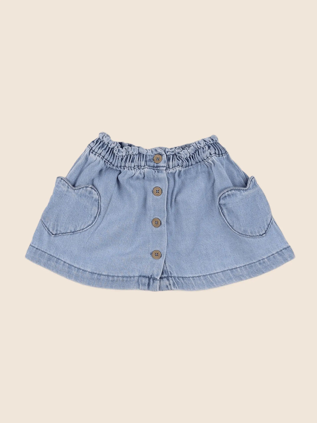 Vertbaudet - jupe bleu - 12 mois