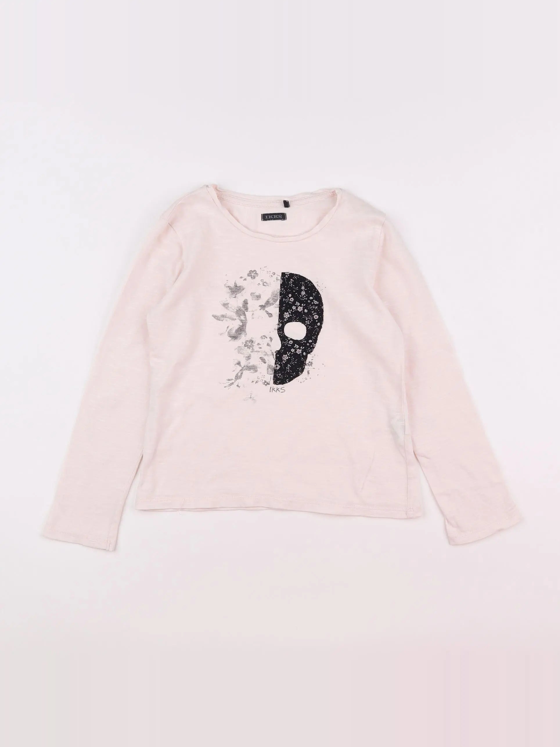 IKKS - tee-shirt rose - 8 ans