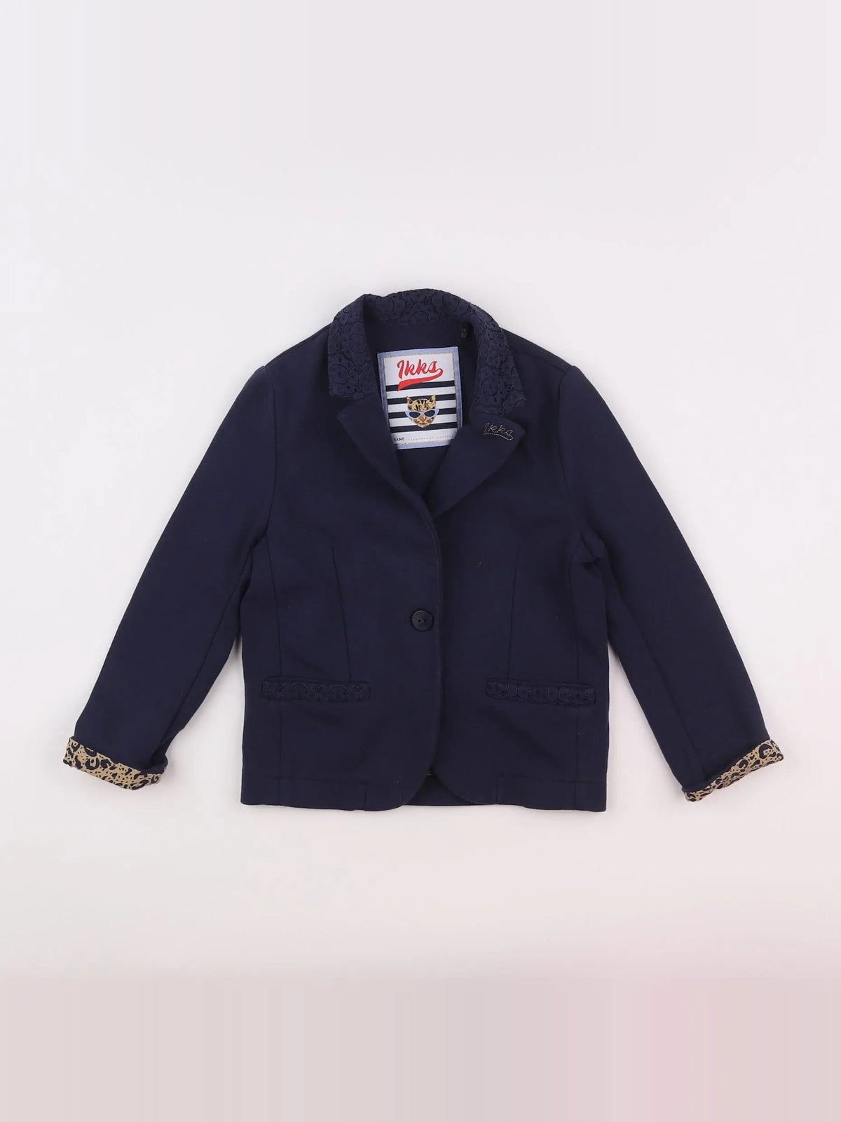 IKKS - veste bleu - 4 ans