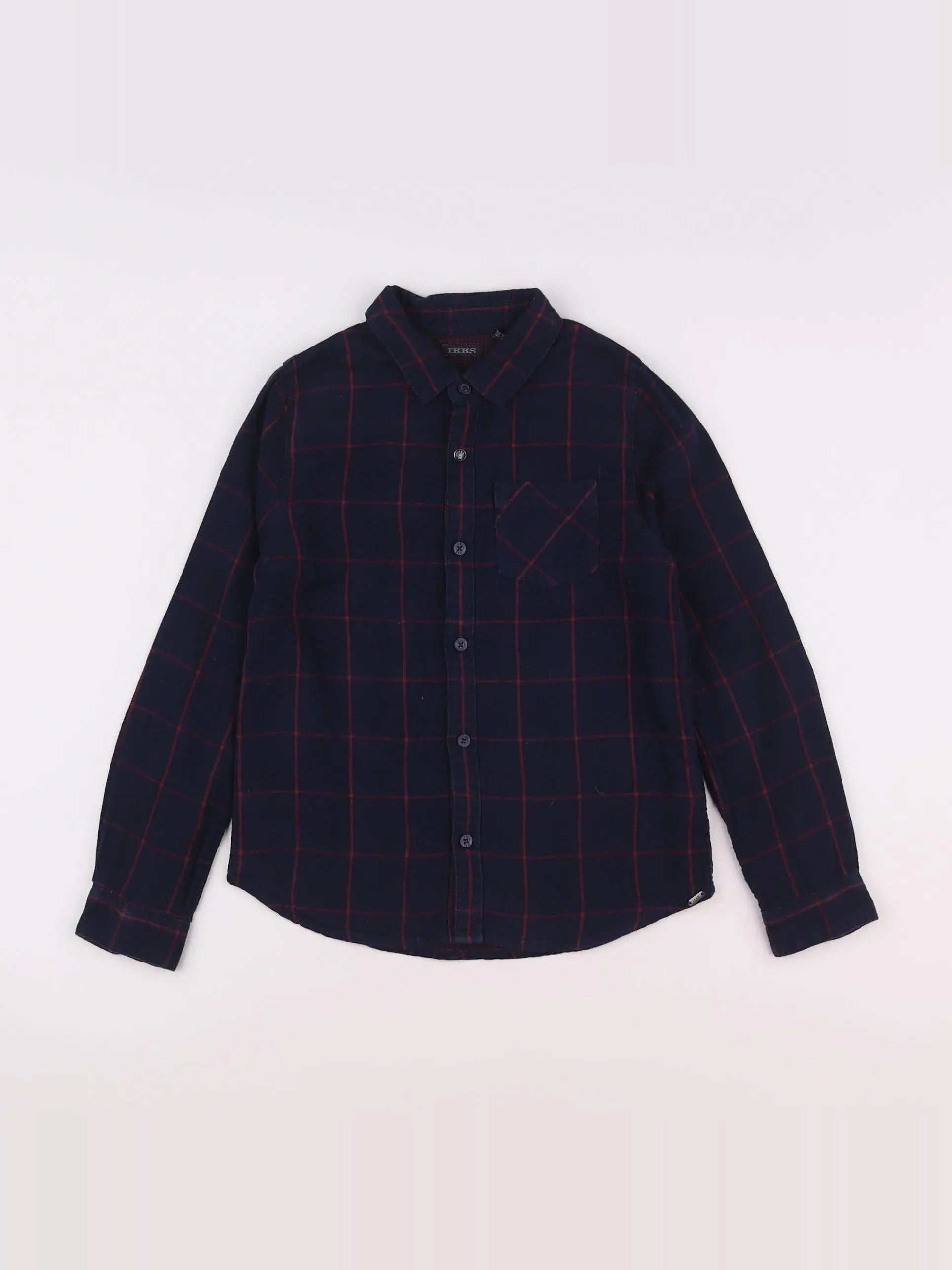 IKKS - chemise bleu - 8 ans