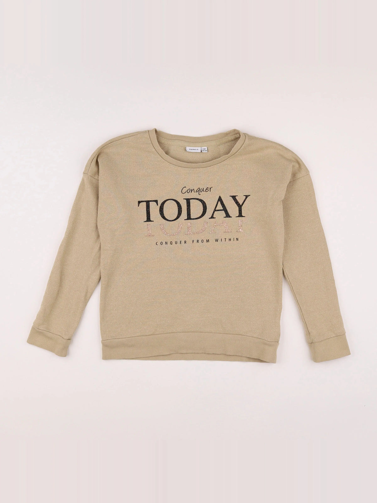 Name it - sweat jaune - 9/10 ans