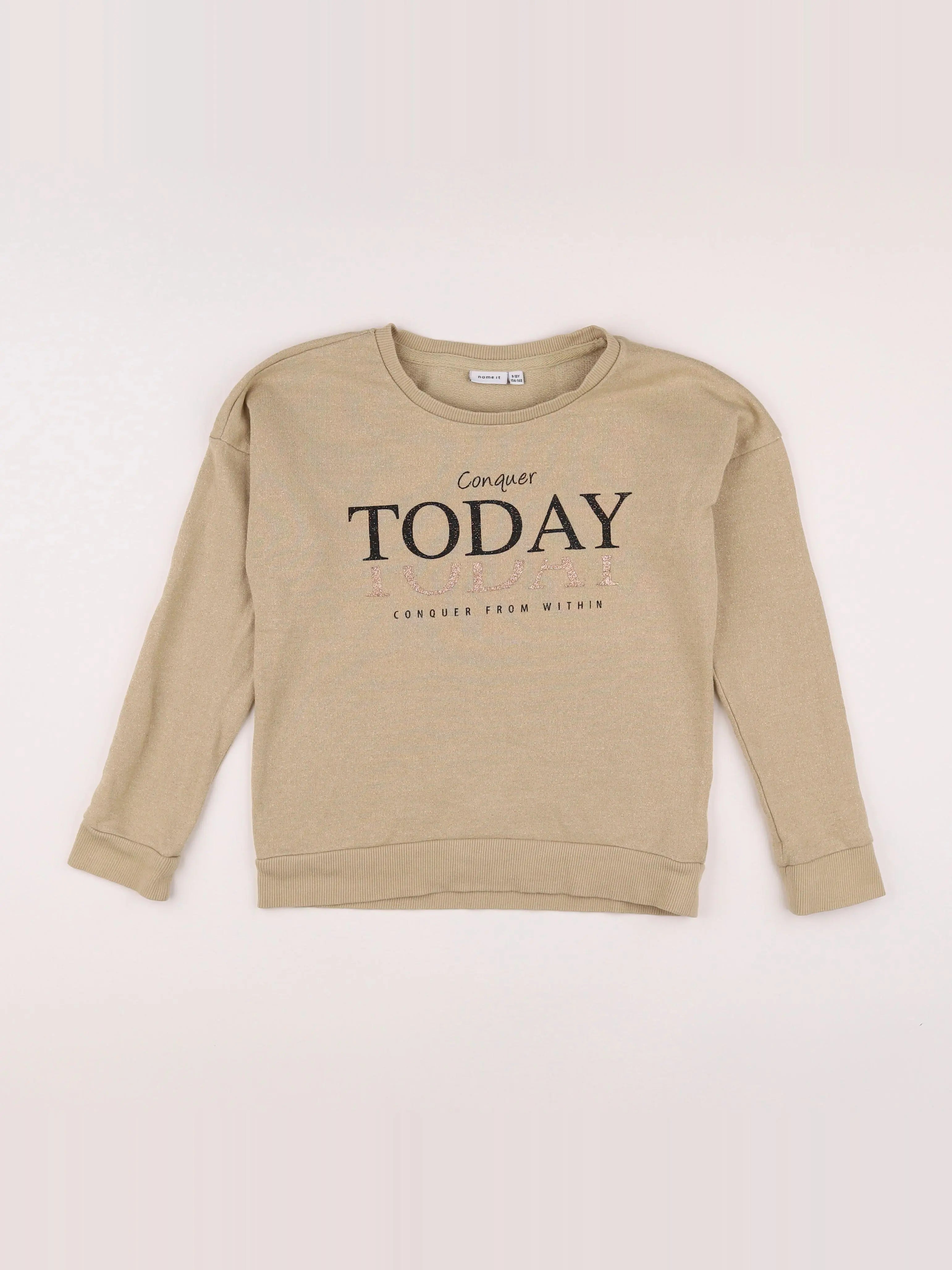 Name it - sweat jaune - 9/10 ans
