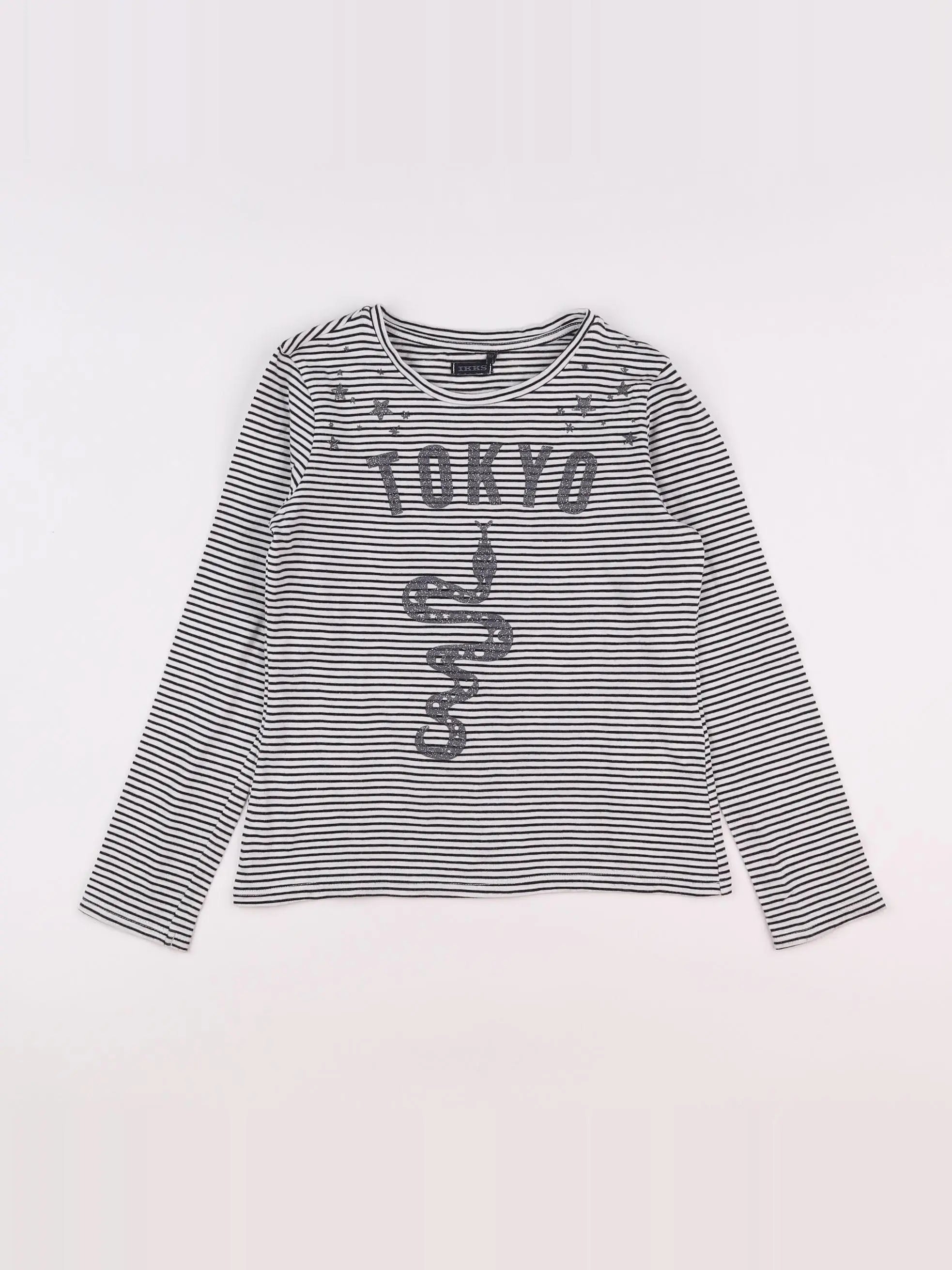 IKKS - tee-shirt blanc - 10 ans