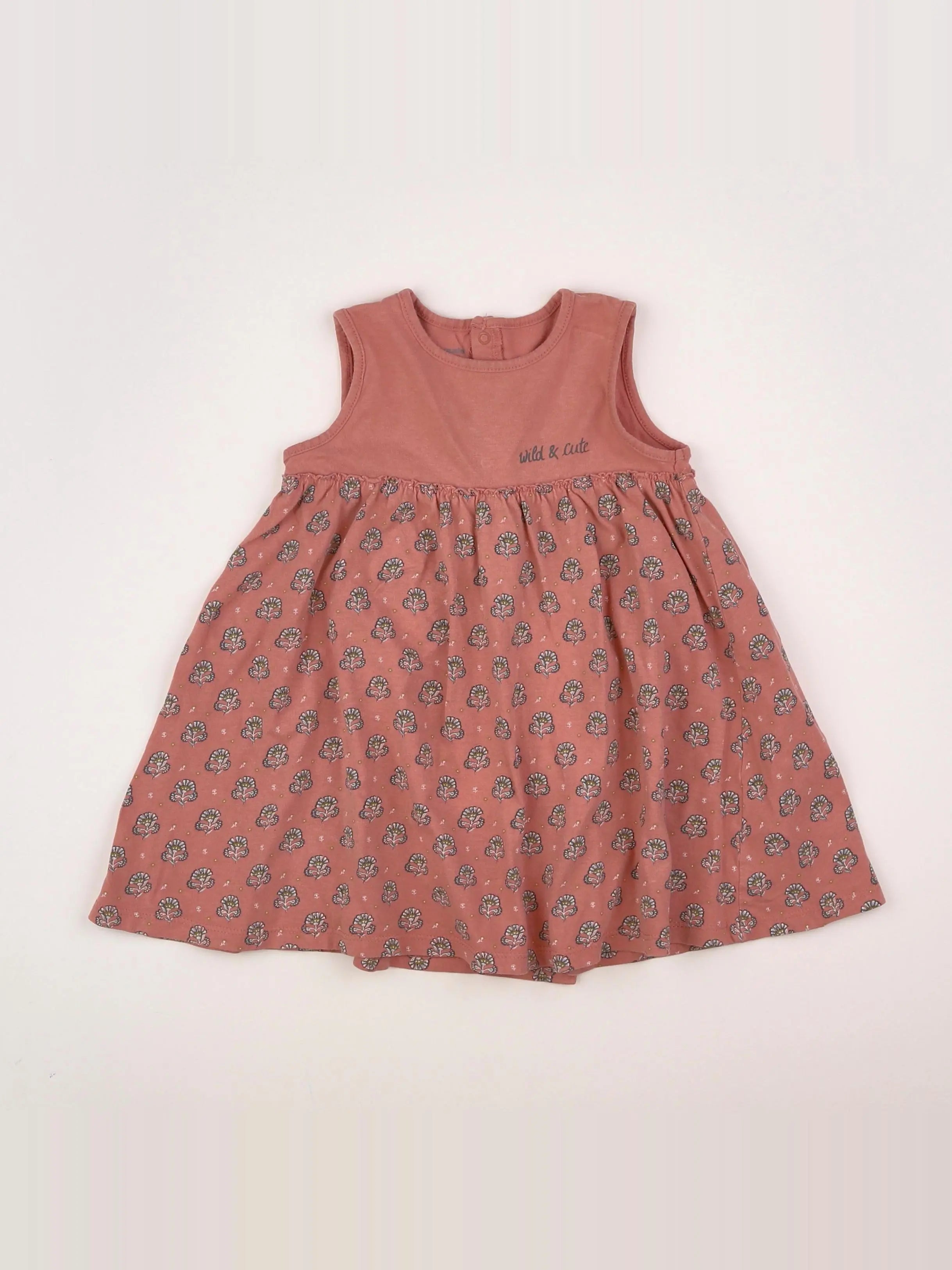 Vertbaudet - robe rose - 18 mois