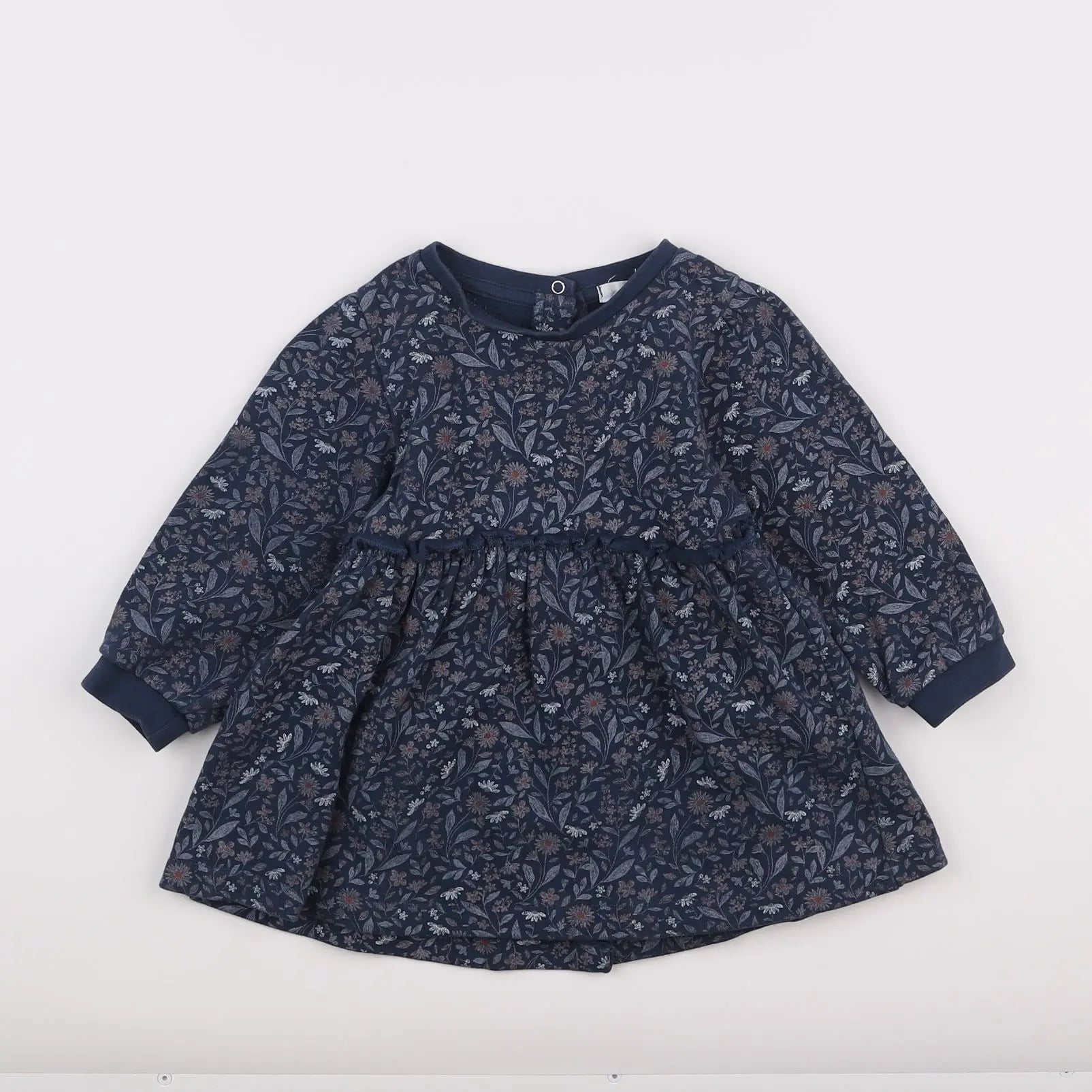 Vertbaudet - robe bleu - 18 mois