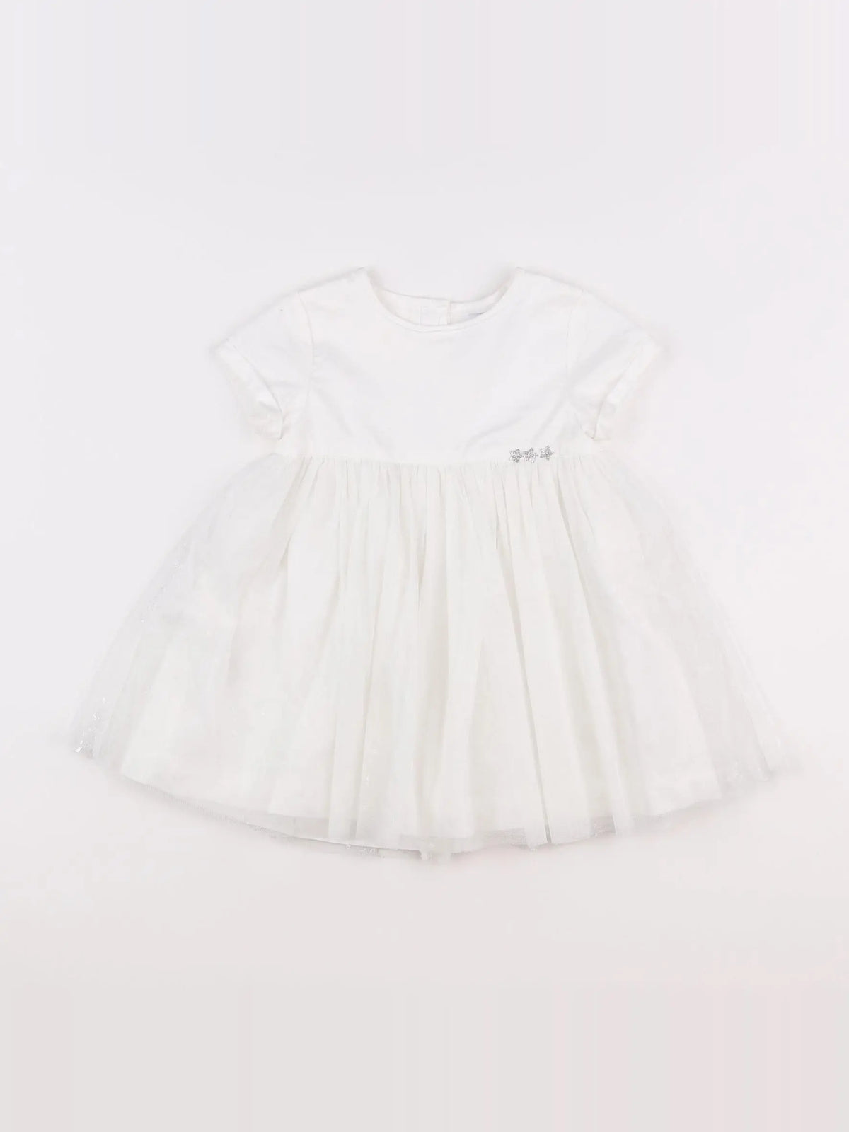 Vertbaudet - robe blanc - 18 mois
