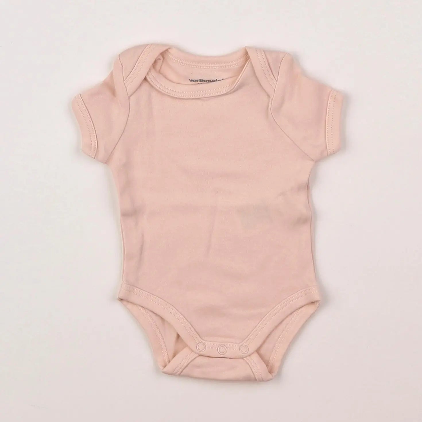 Vertbaudet - body rose - 1 mois