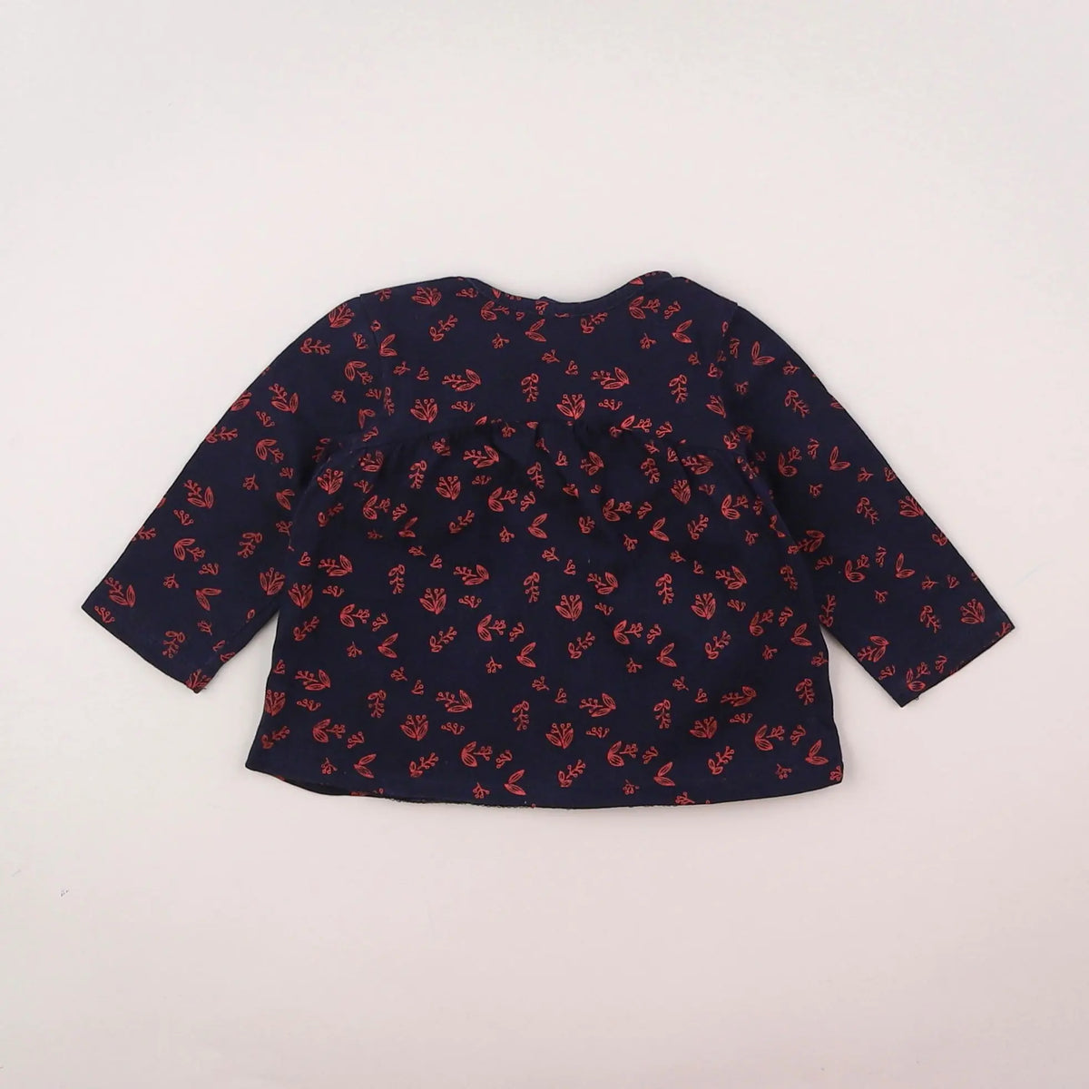 Vertbaudet - tee-shirt bleu - 3 mois